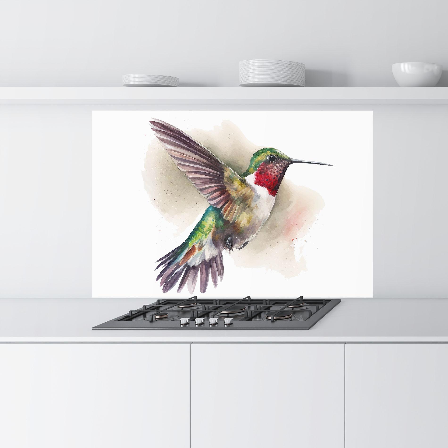 Konyhai üveg hátfal Beautiful Bird mockup 9