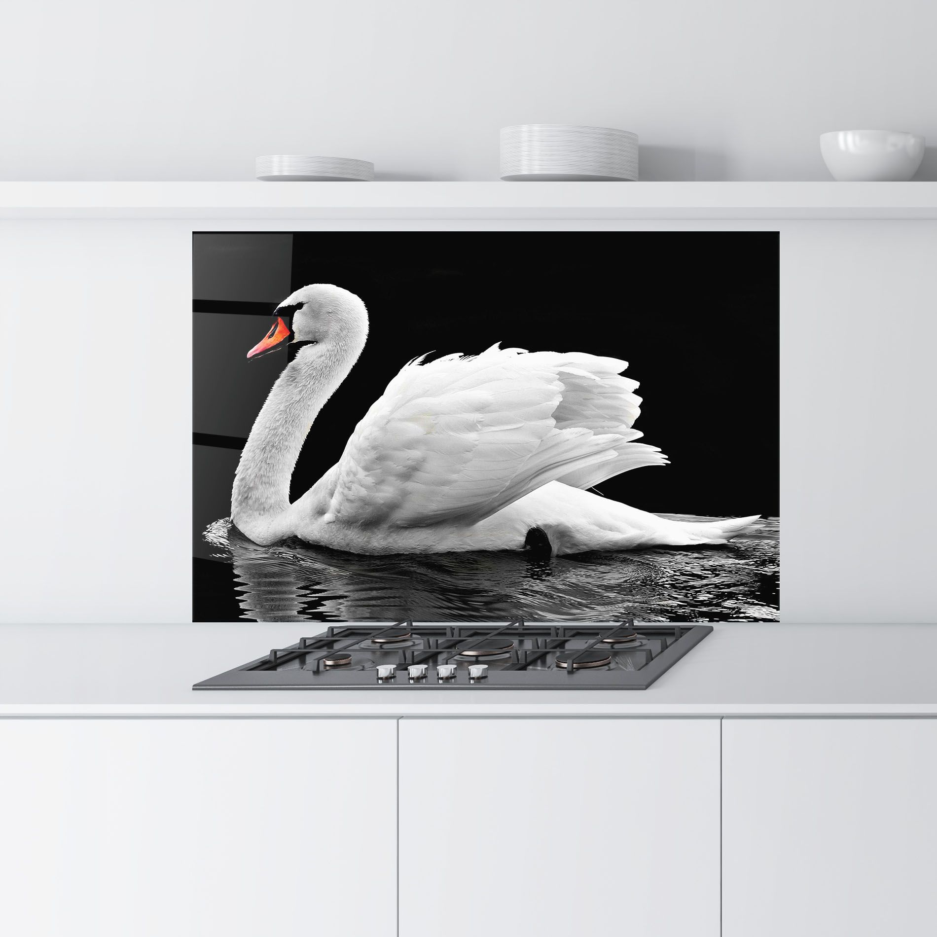 Black And White Swan mockup 9