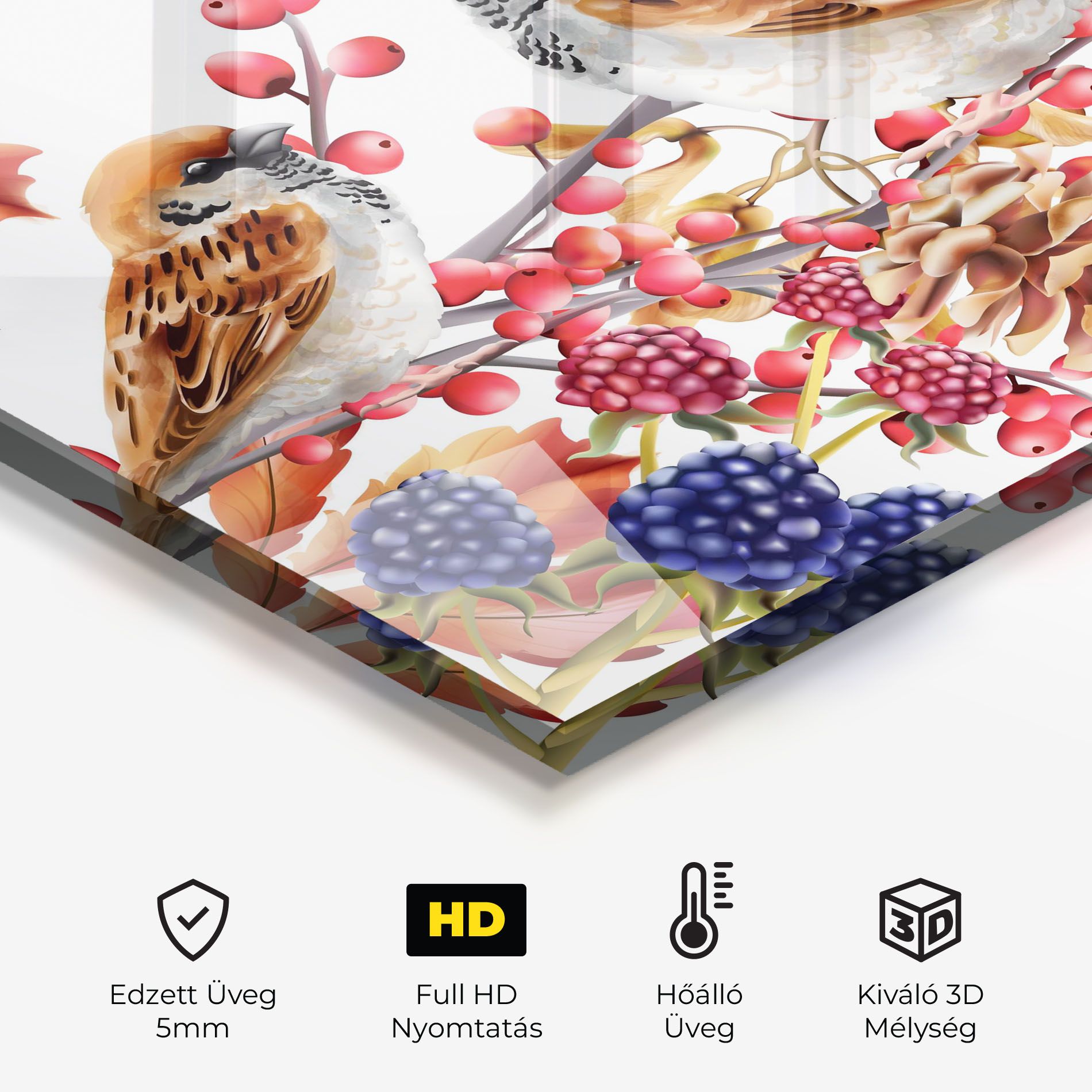 Birds And Berries mockup 2