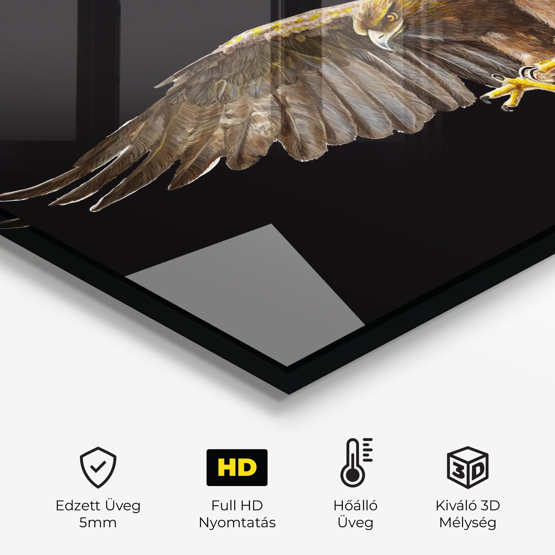 Eagle On Black mockup 2