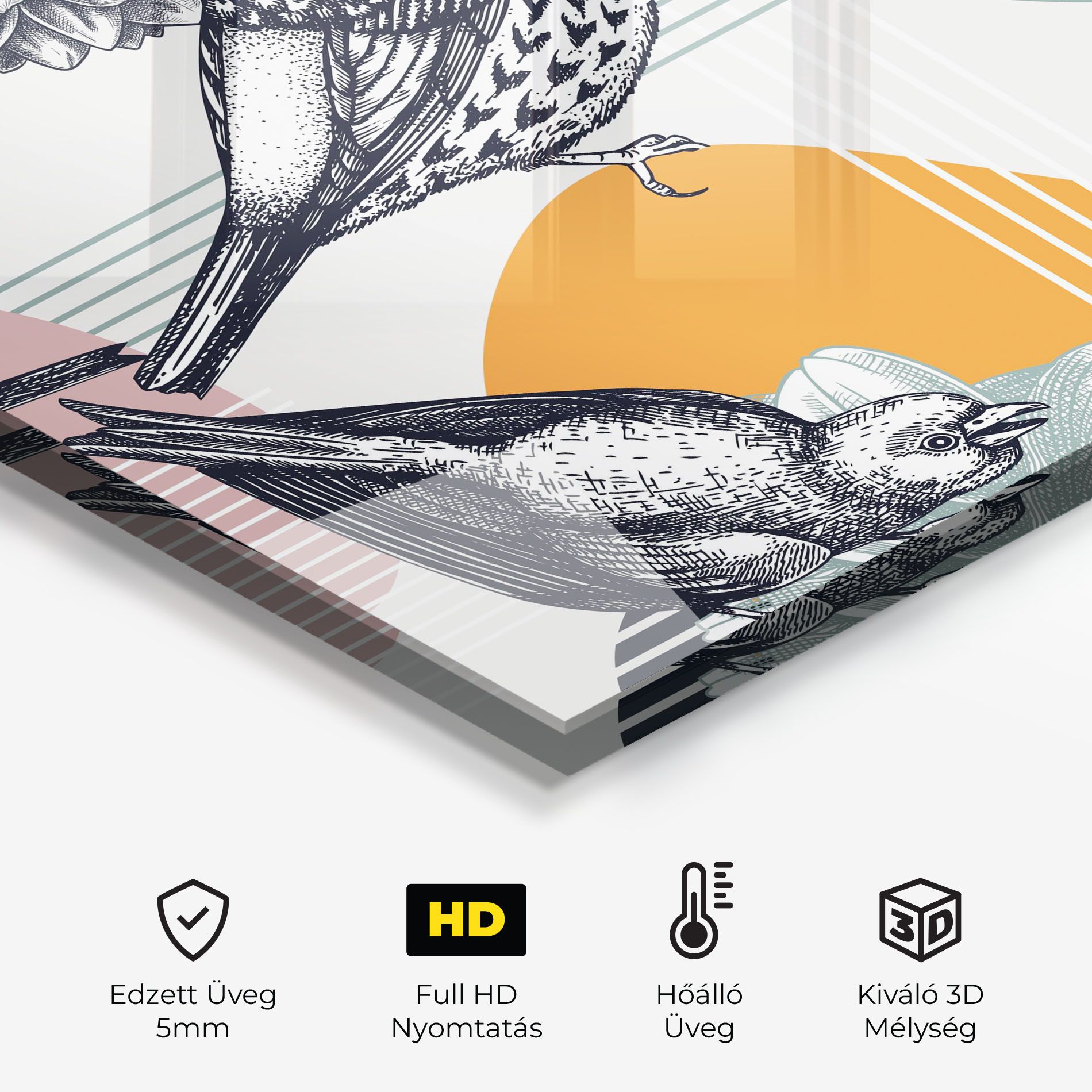 Pretty Birds Collge mockup 2