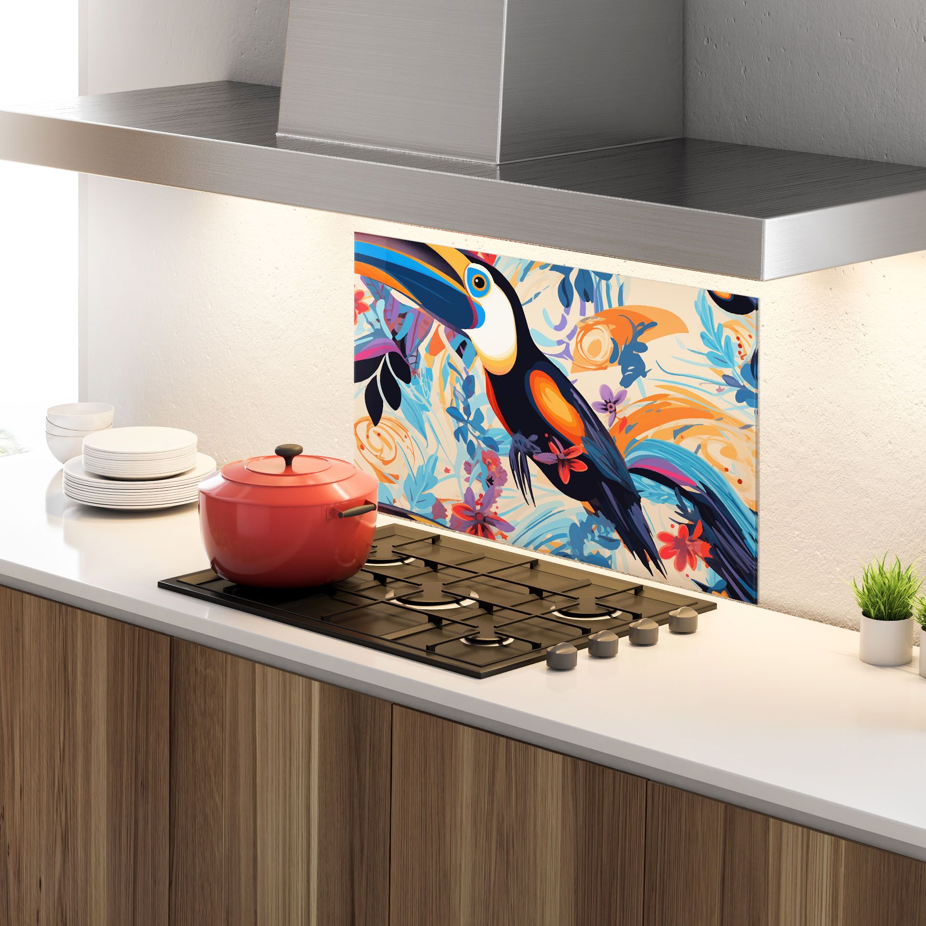 Colorful Toucan mockup 4