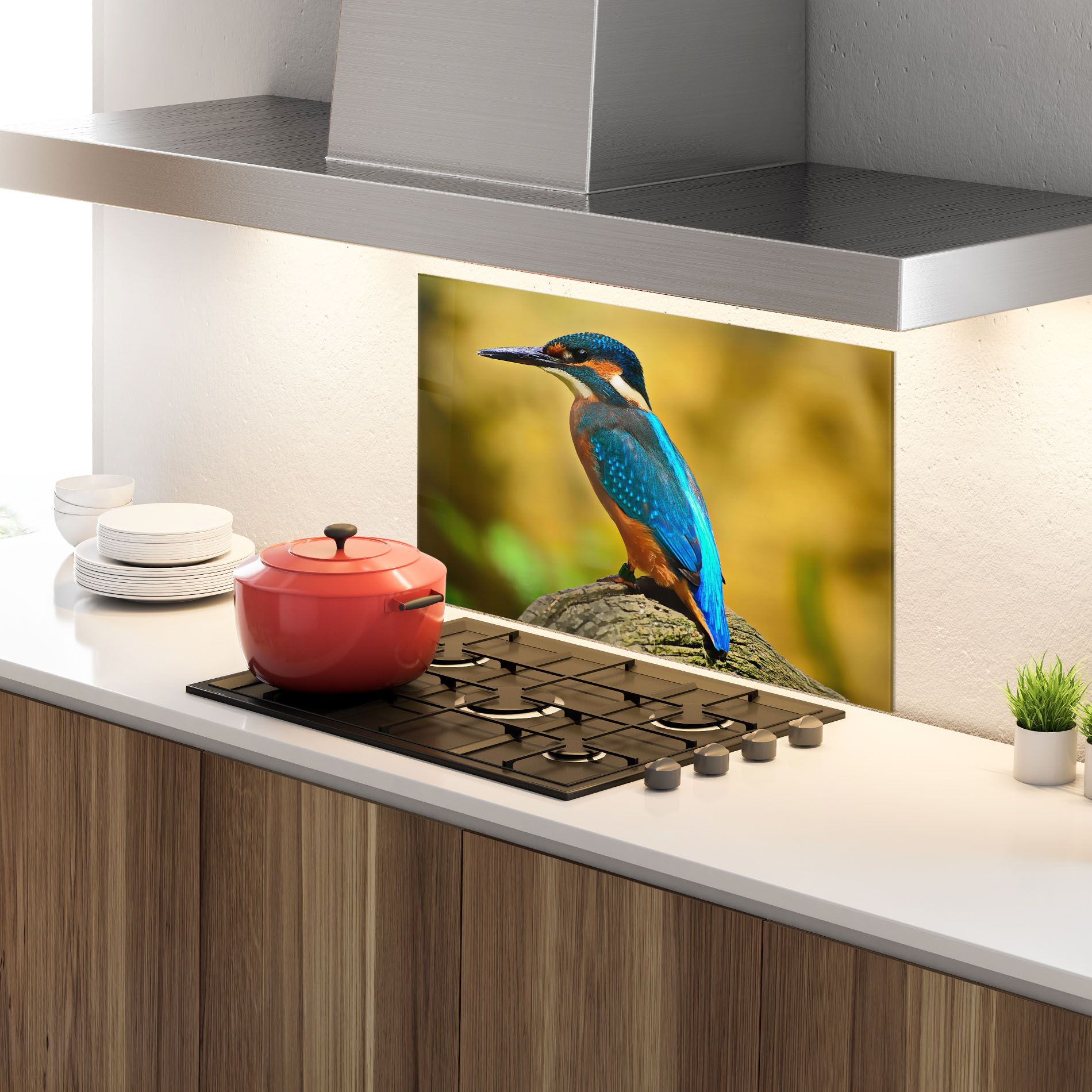 Cute Blue Bird mockup 4