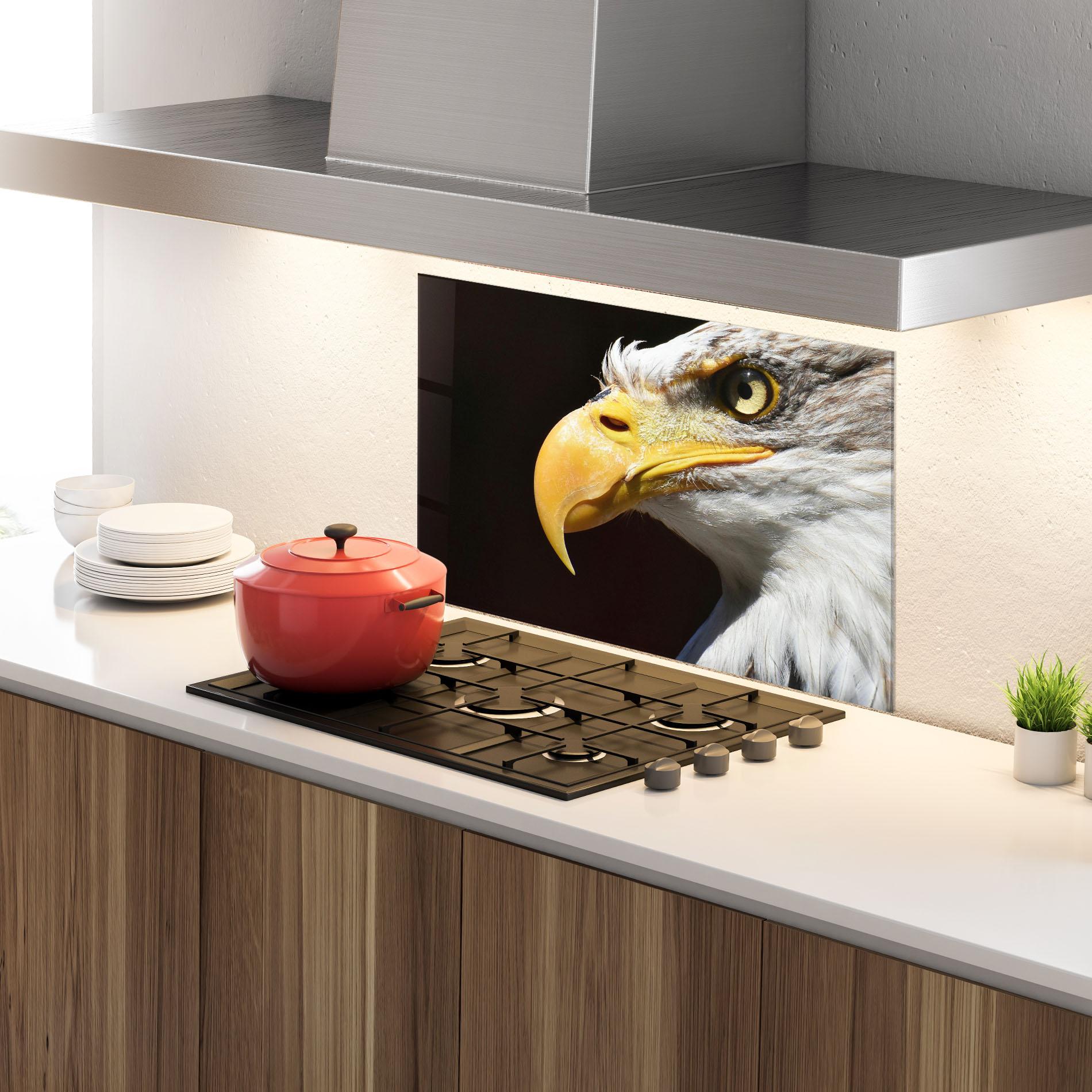 Konyhai üveg hátfal Eagle Close Up mockup 4