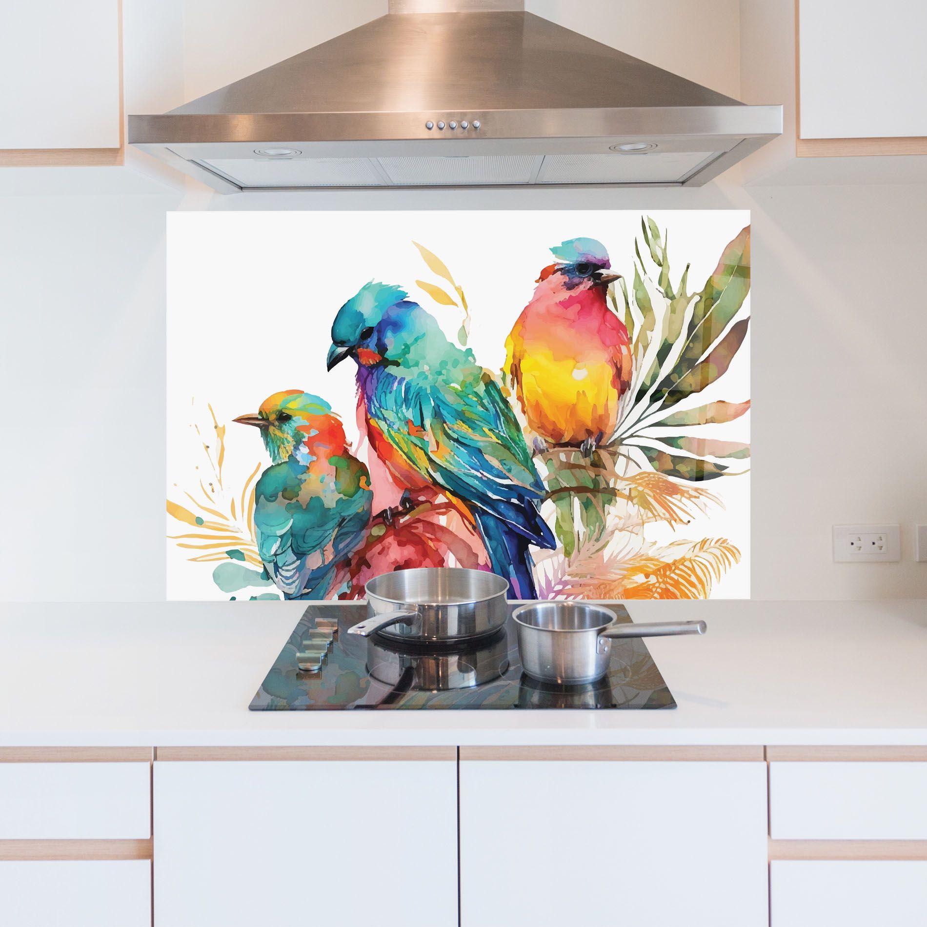 Colorful Birds mockup 5
