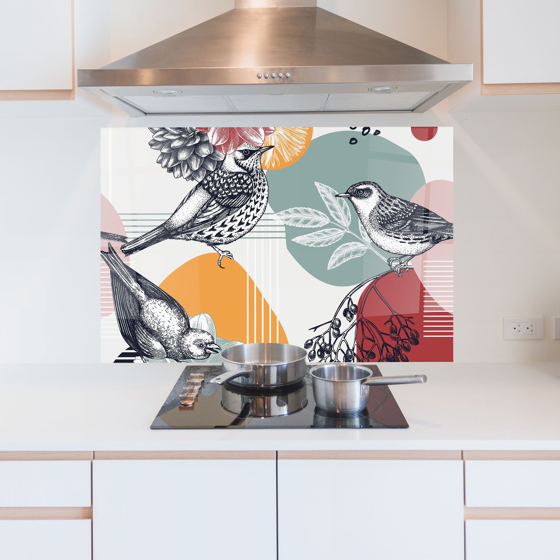 Pretty Birds Collge mockup 5