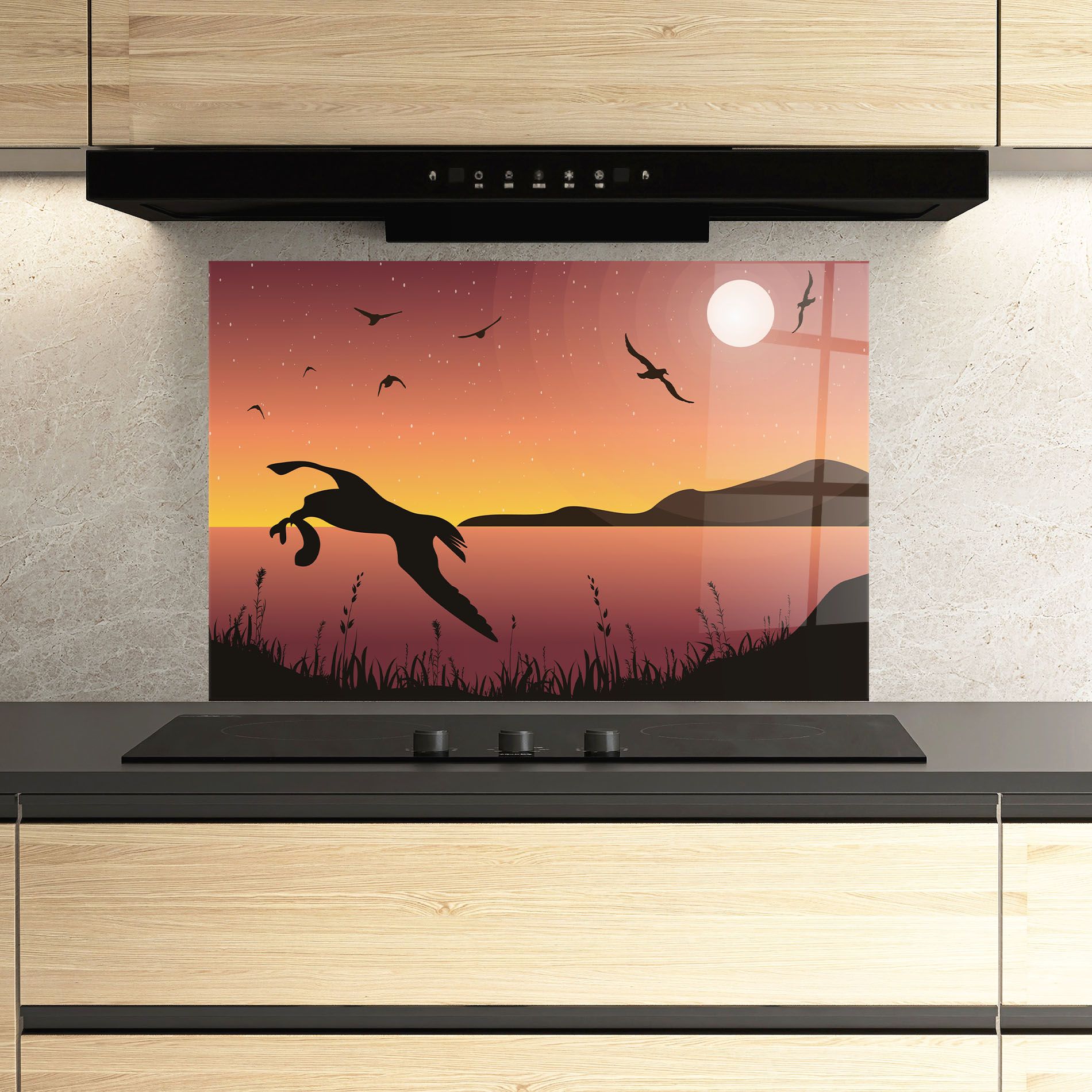 Birds Fishing mockup 3