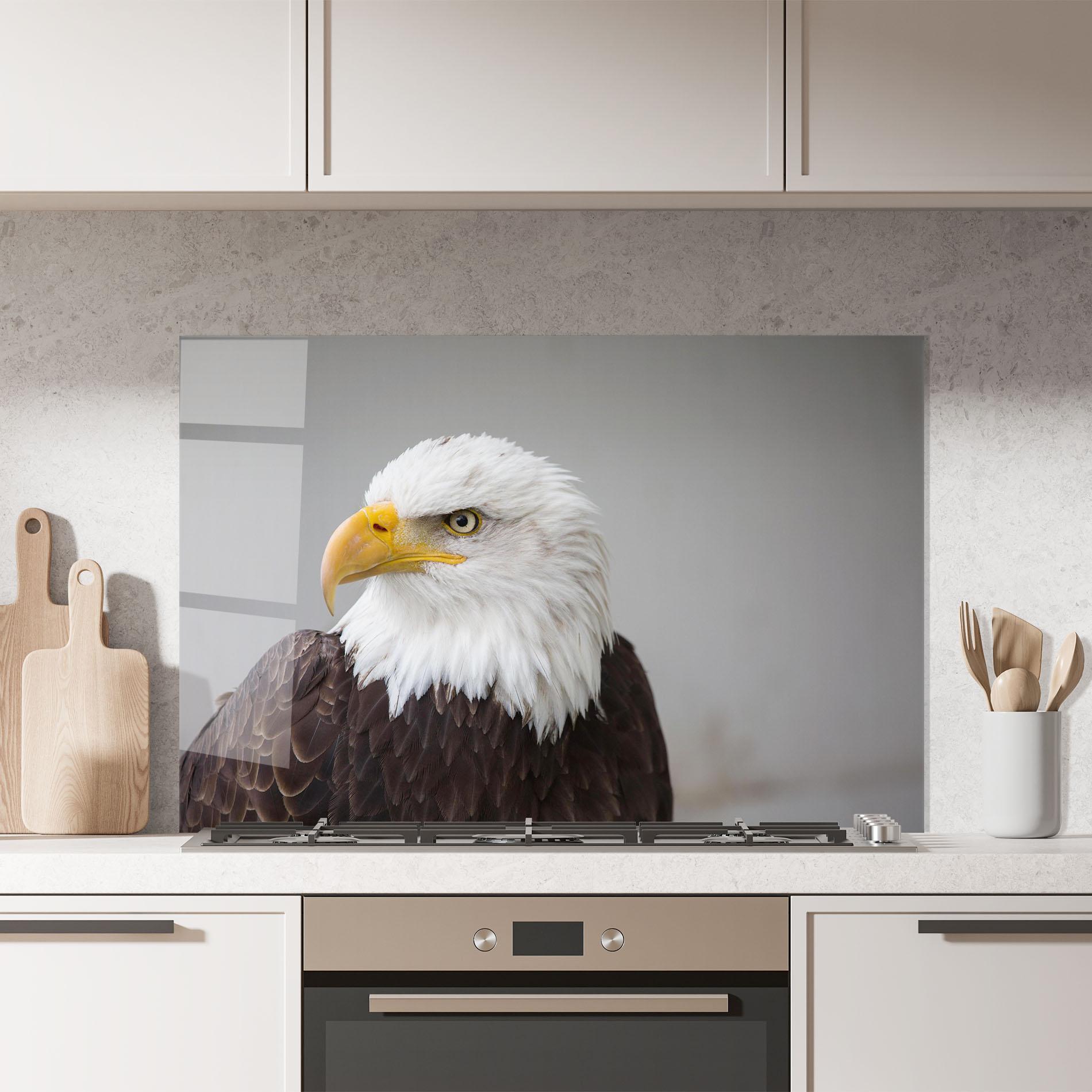 Konyhai üveg hátfal Beautiful Eagle mockup 7
