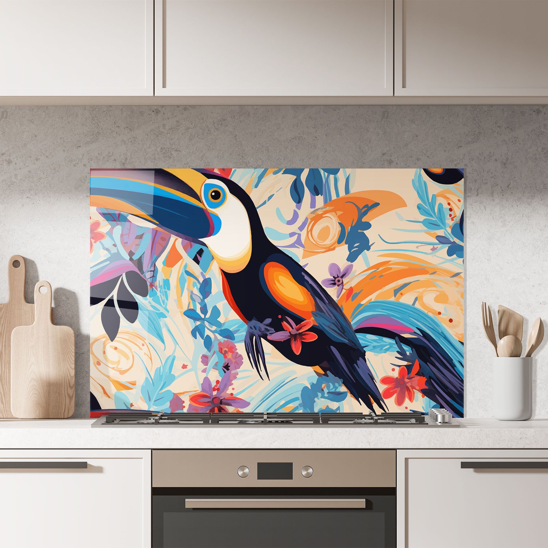 Colorful Toucan mockup 7