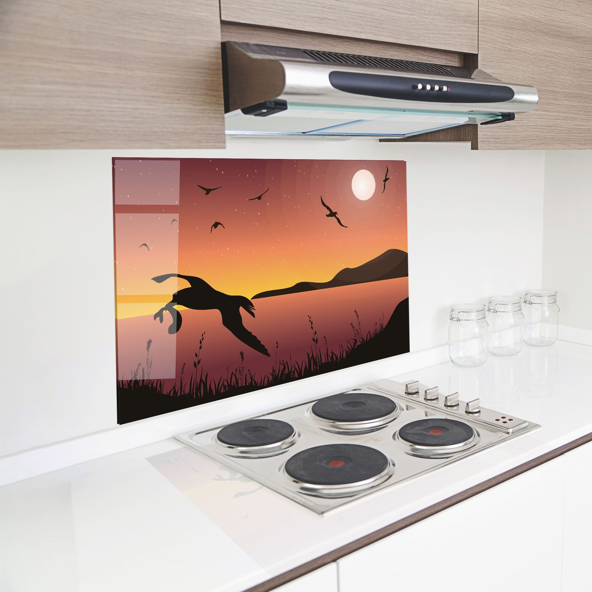 Birds Fishing mockup 8