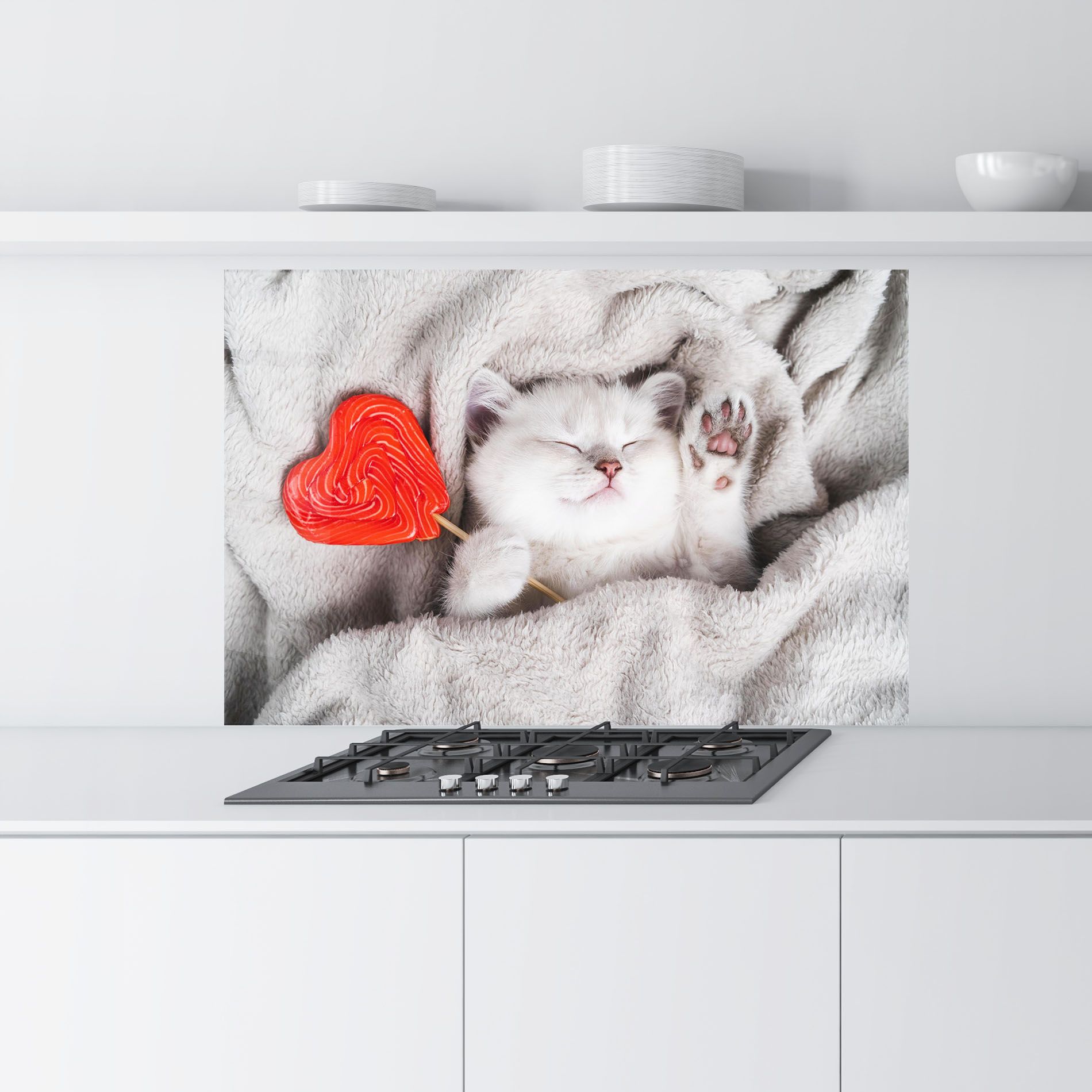 Small White Kitten mockup 9