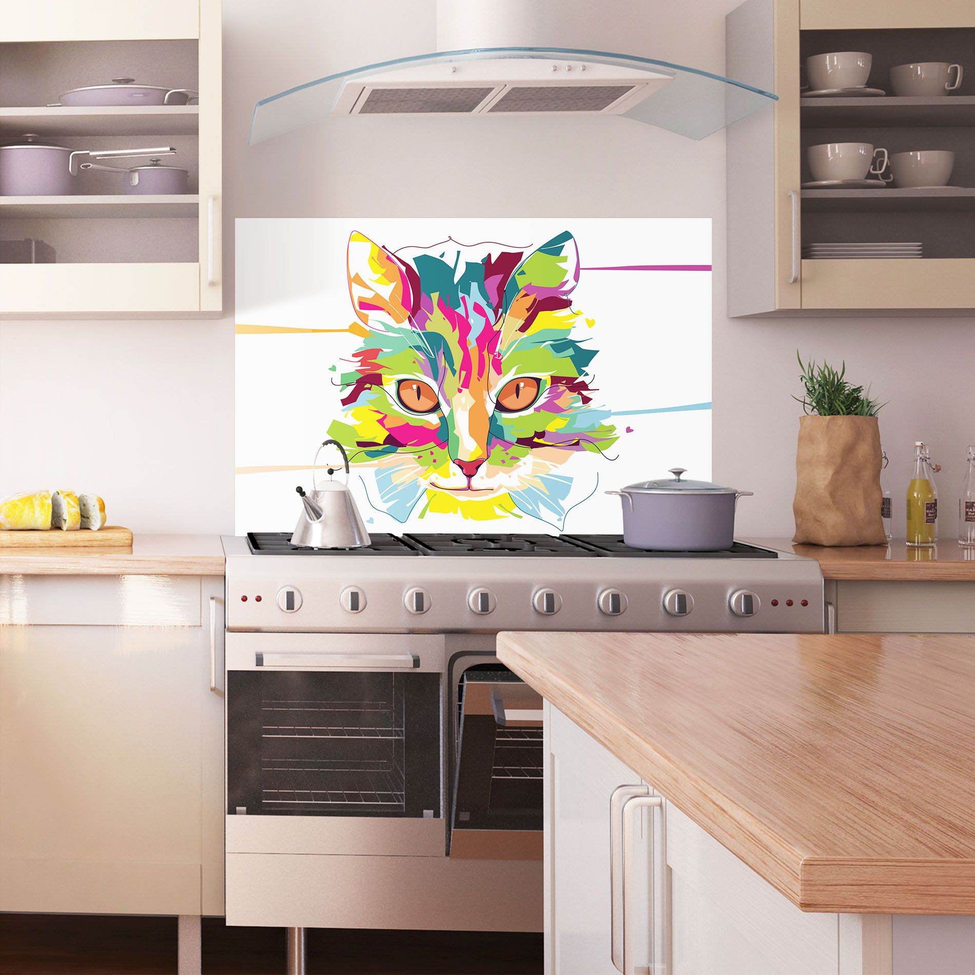 Cat Art Close Up mockup 1