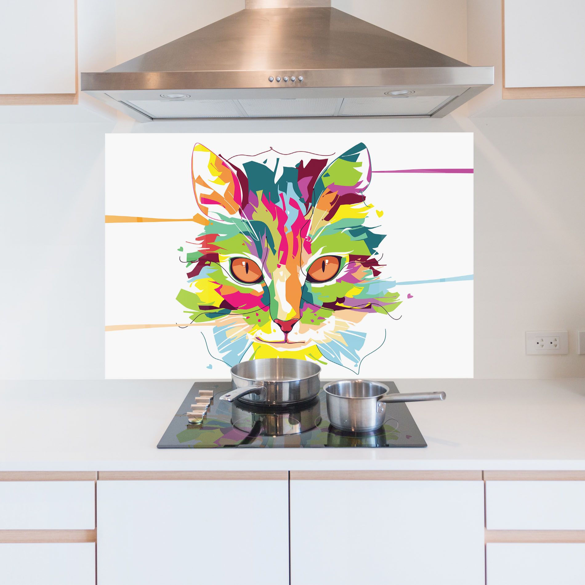 Cat Art Close Up mockup 5