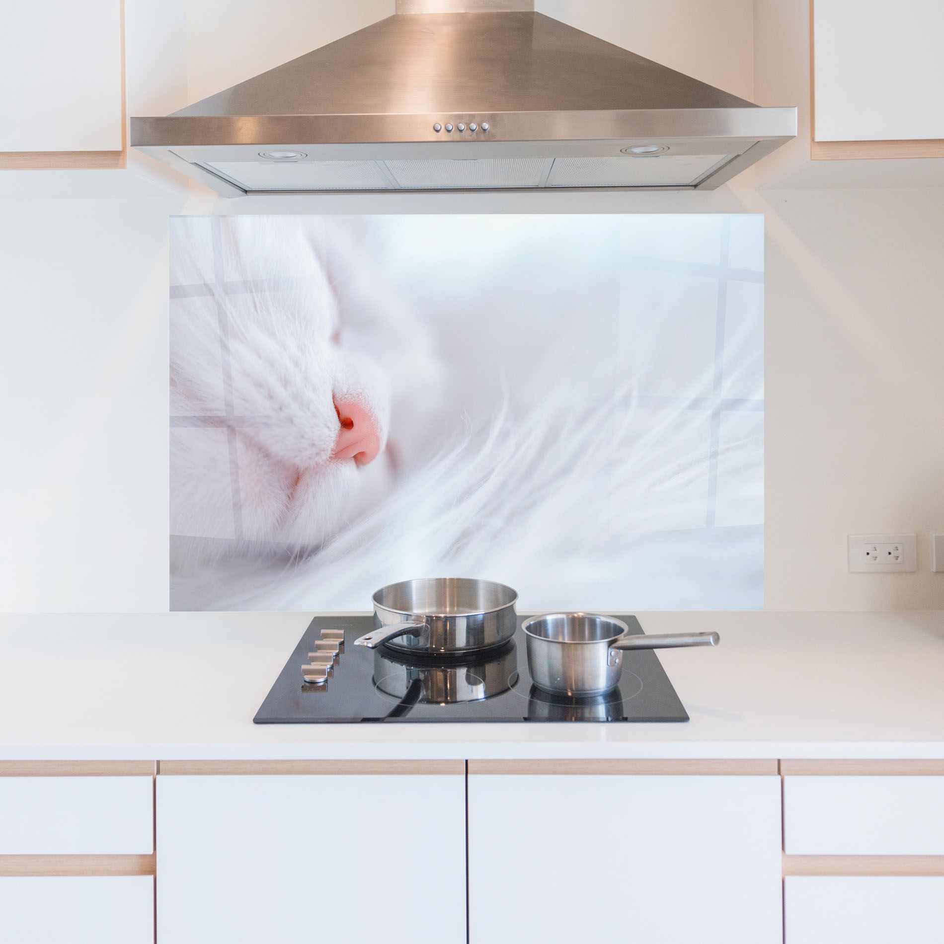 Dreamy White Cat mockup 5