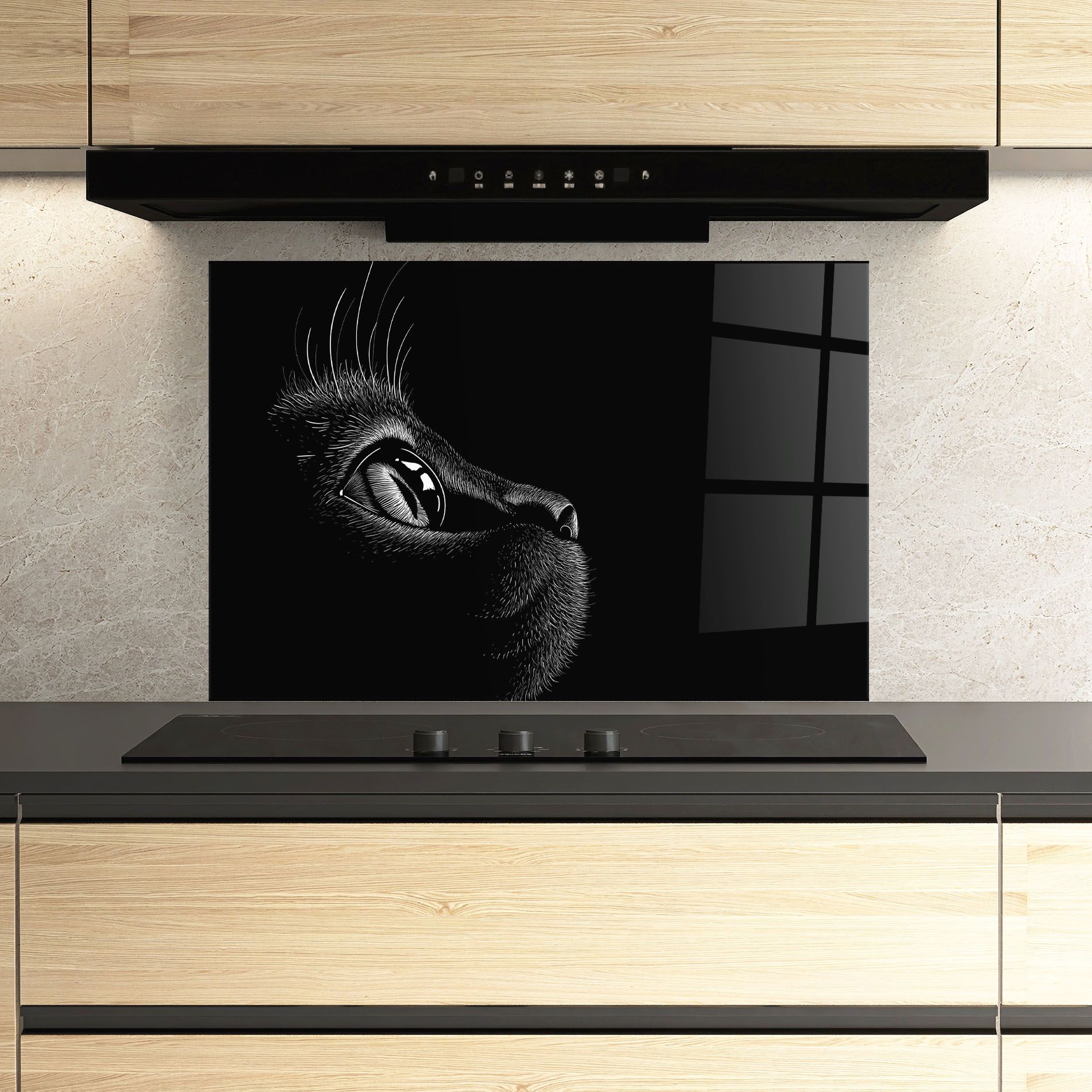 Glass Eye Cat mockup 3