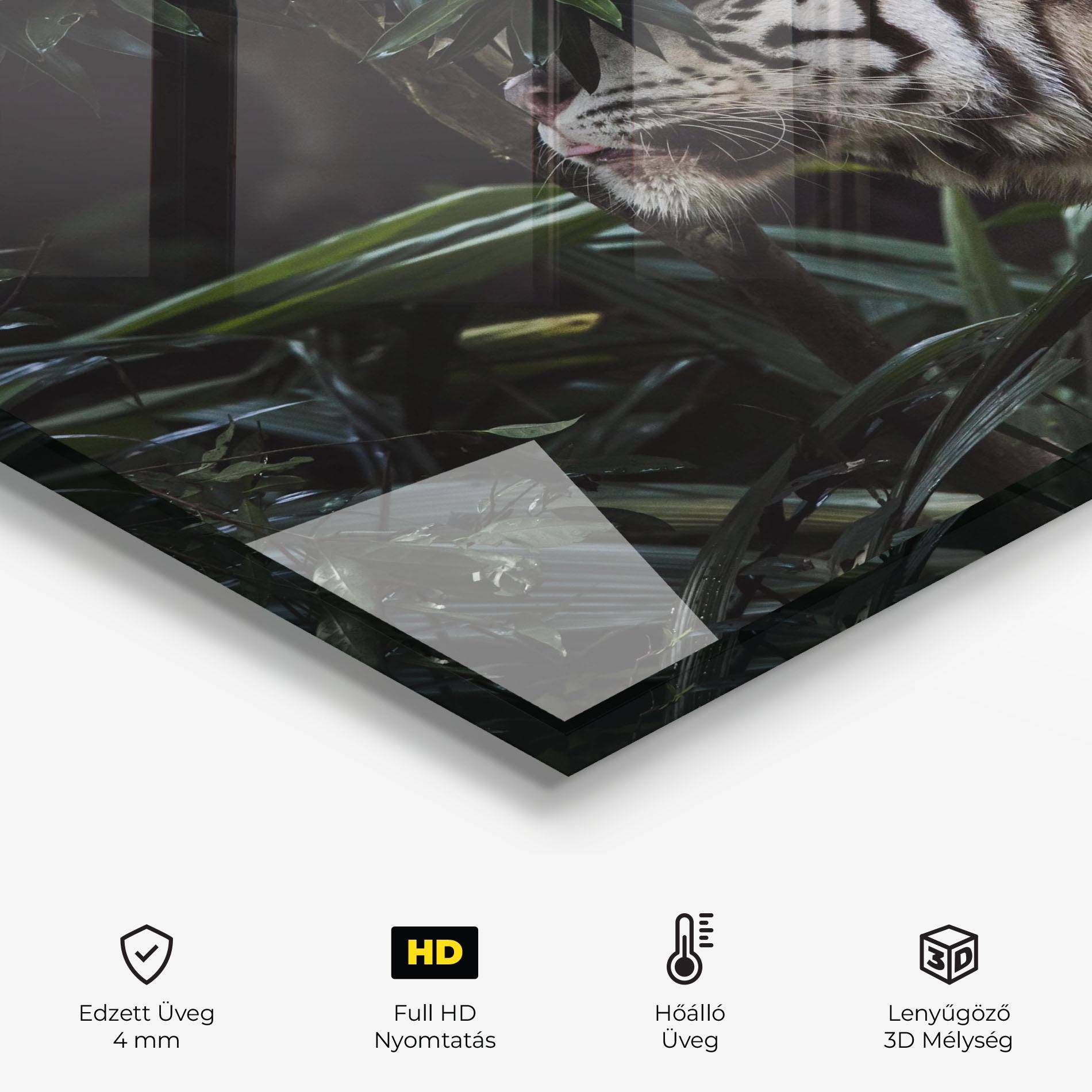 Konyhai üveg hátfal White Tiger mockup 2