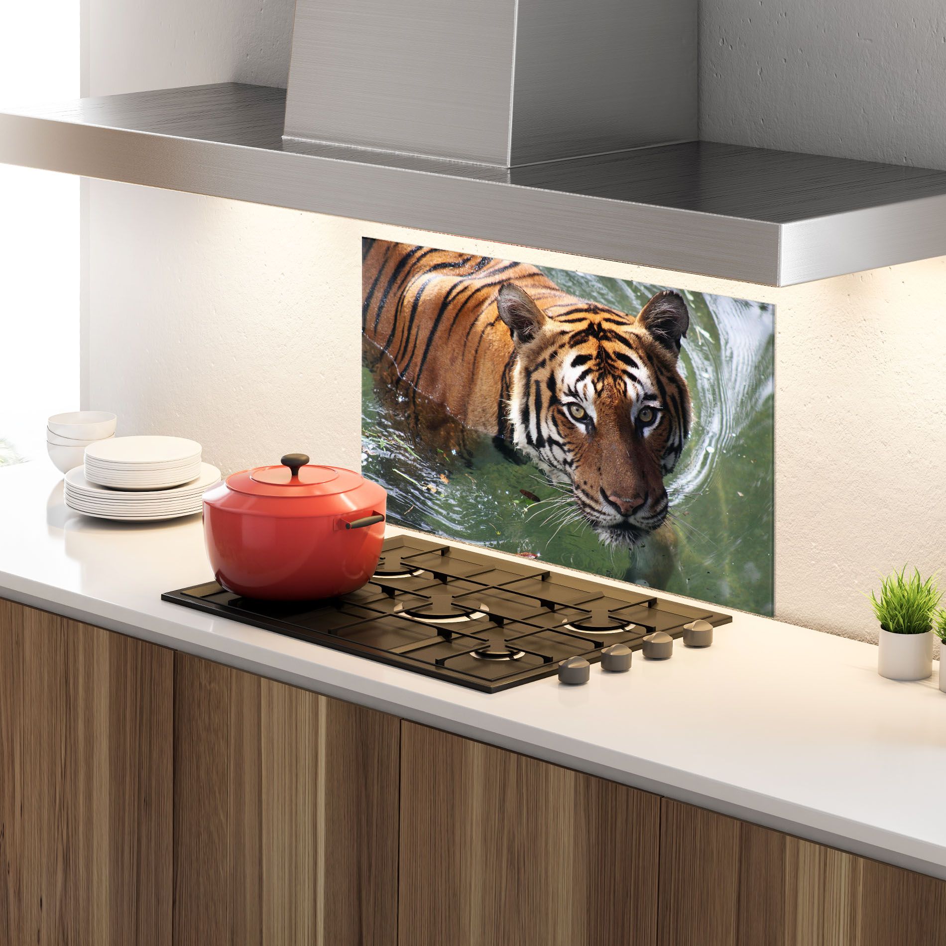 Tiger Swimming mockup 4
