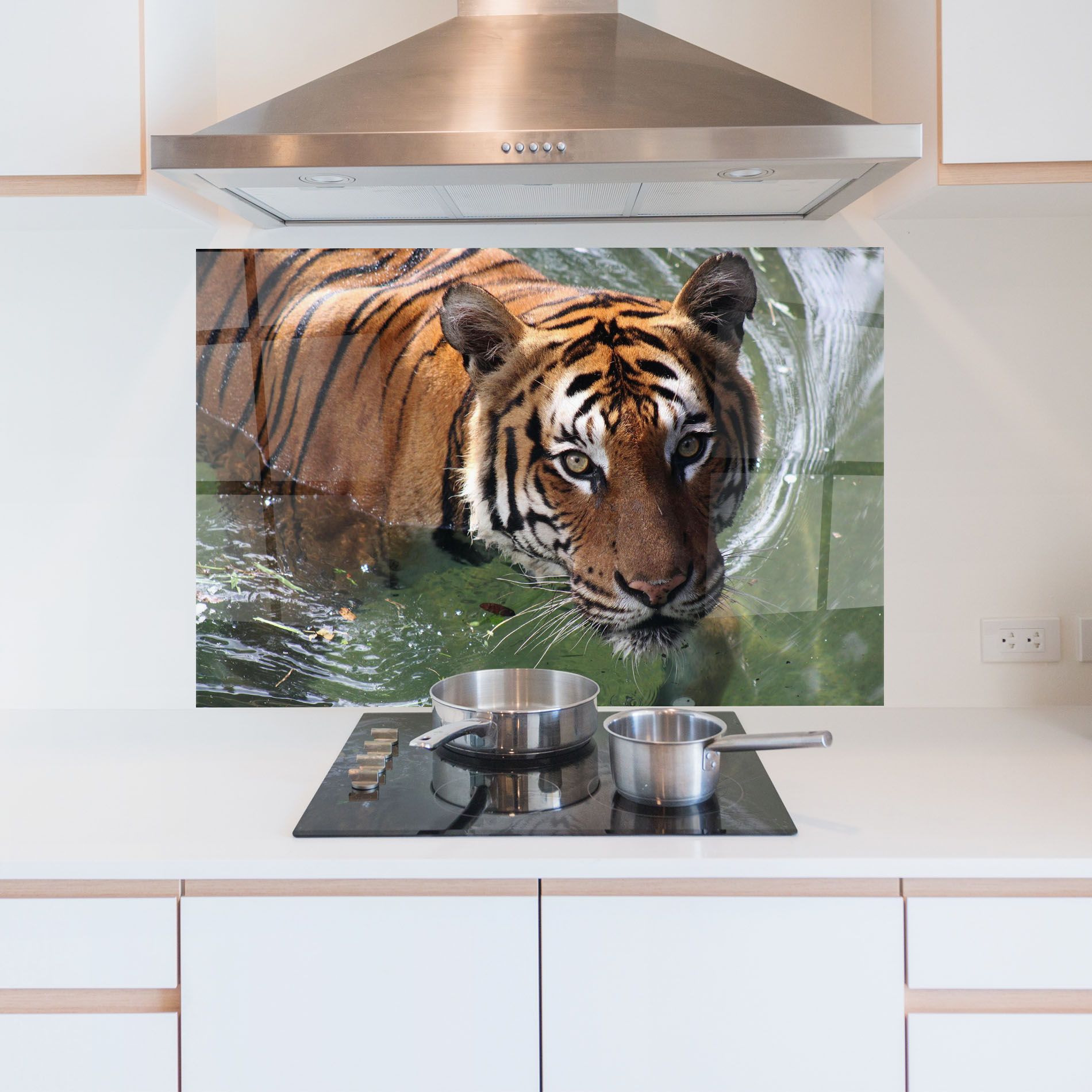 Tiger Swimming mockup 5