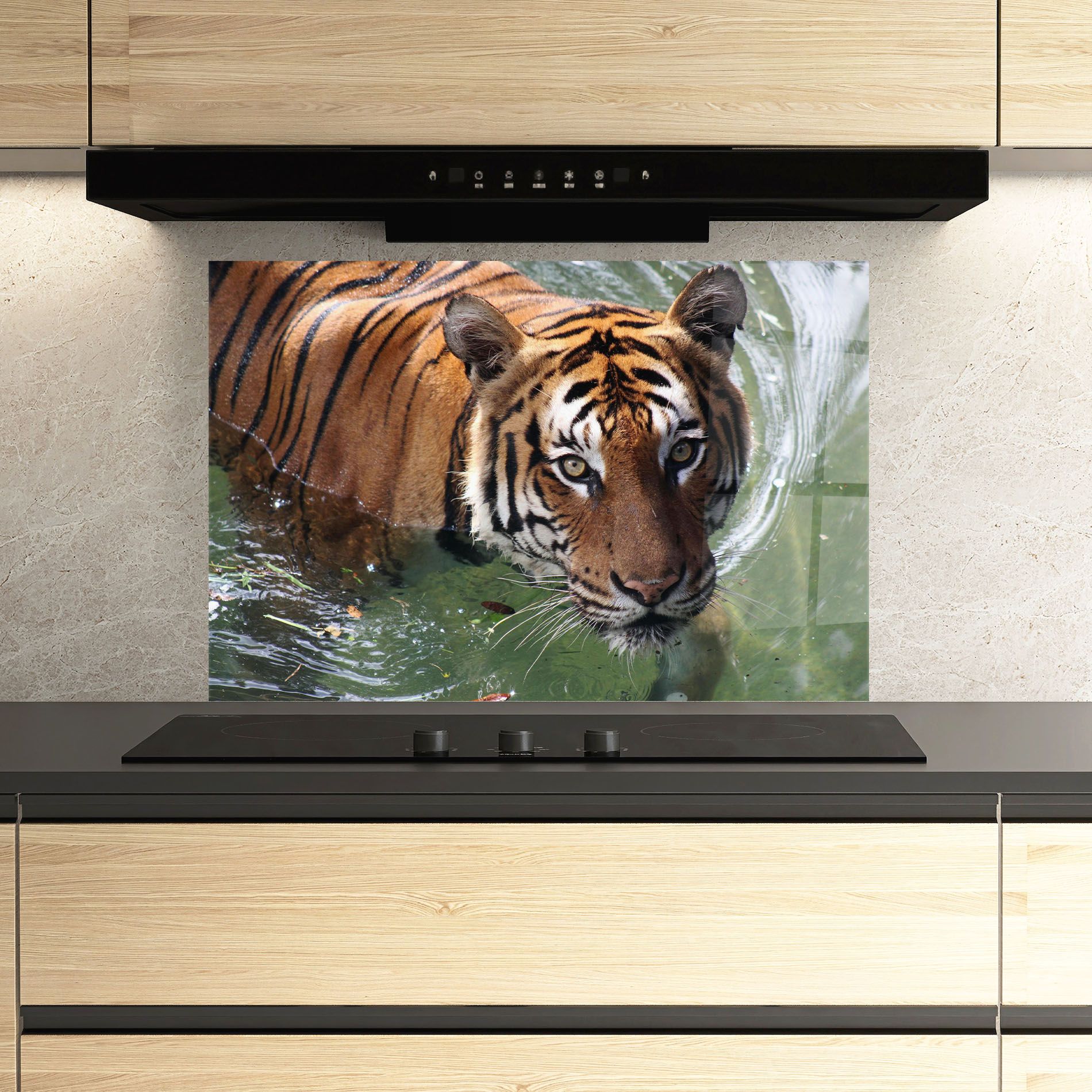 Tiger Swimming mockup 3