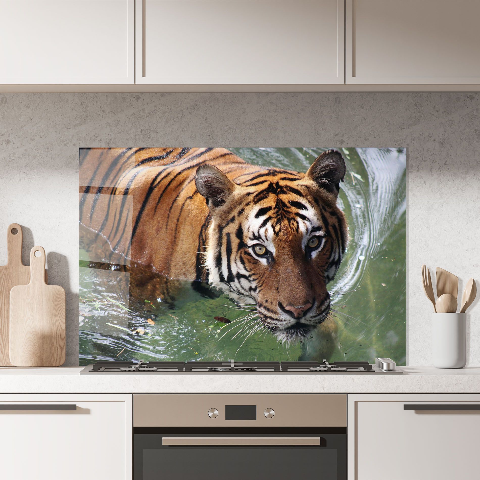 Tiger Swimming mockup 7