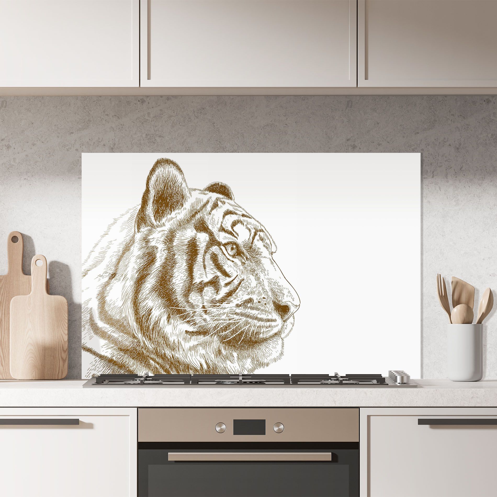 Tigerf Brown Head mockup 7
