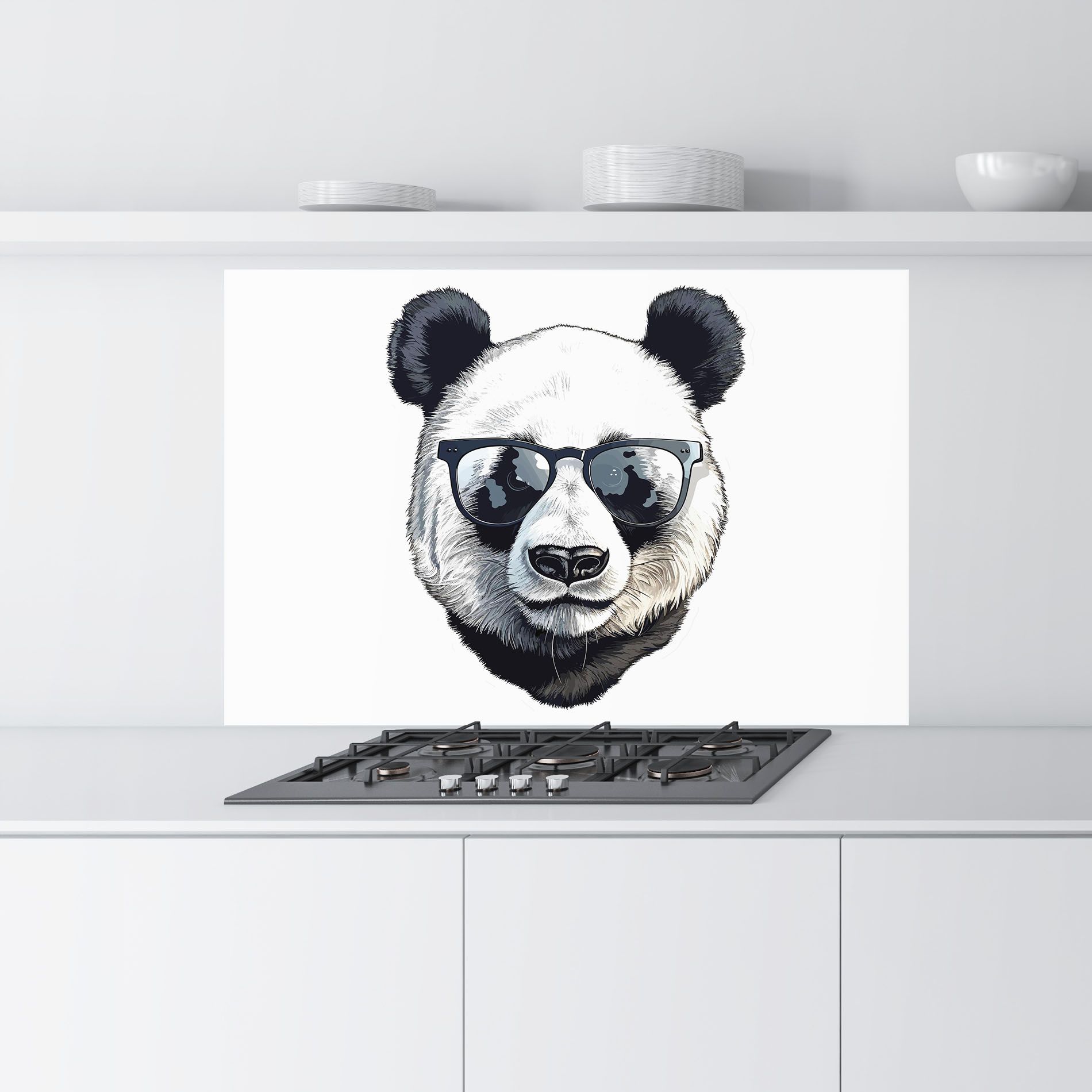 Cute Glasses Panda mockup 9