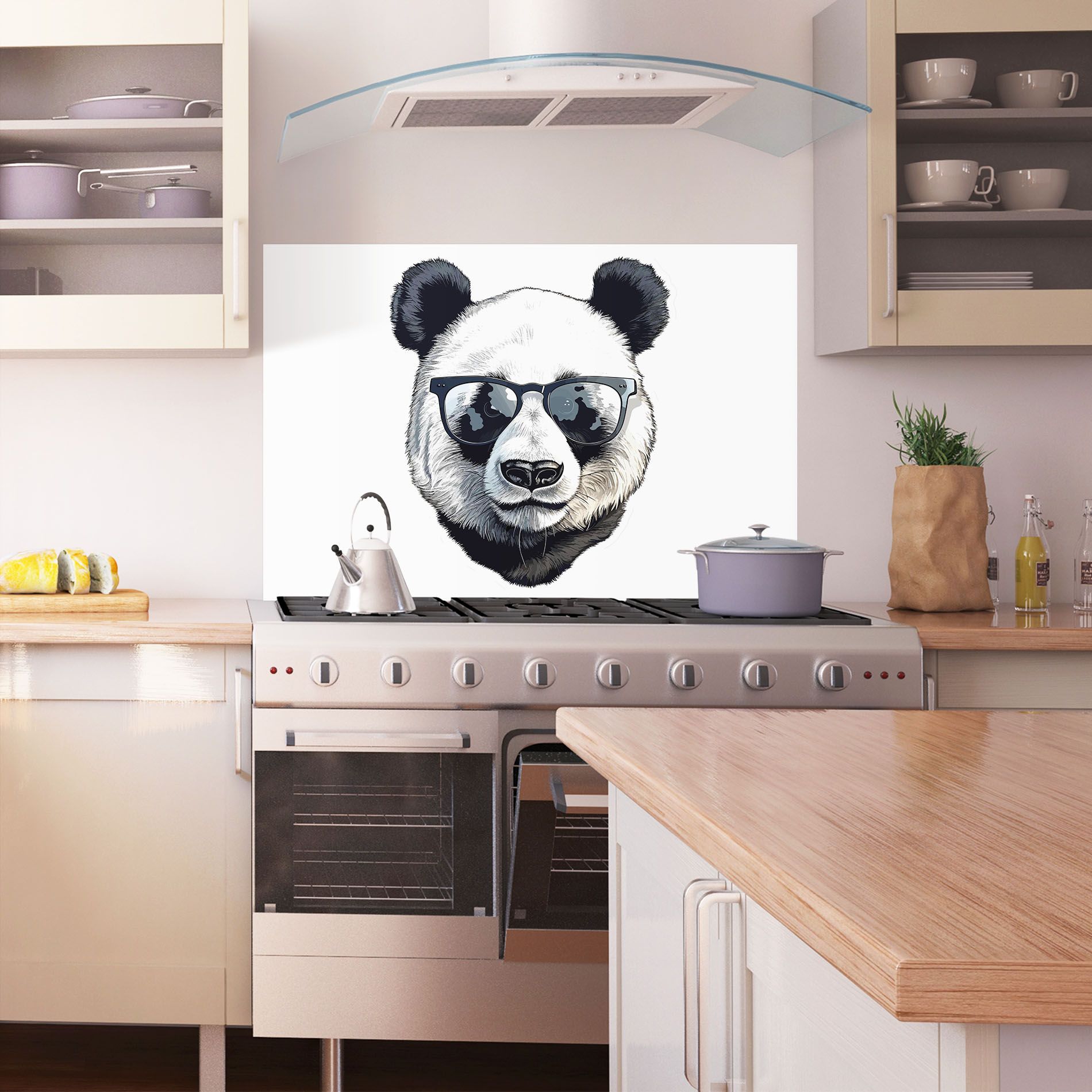 Cute Glasses Panda mockup 1