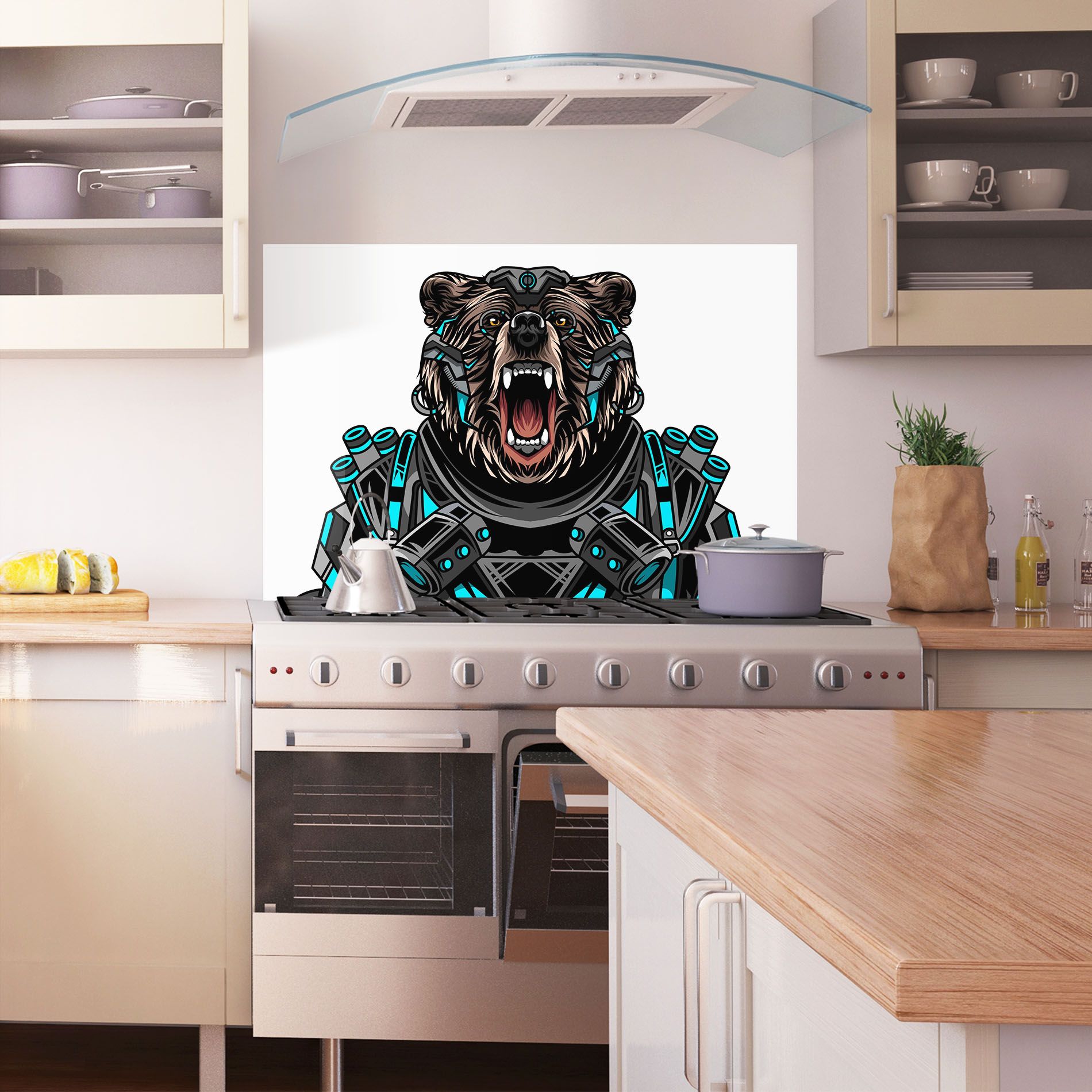 Cyborg Bear mockup 1