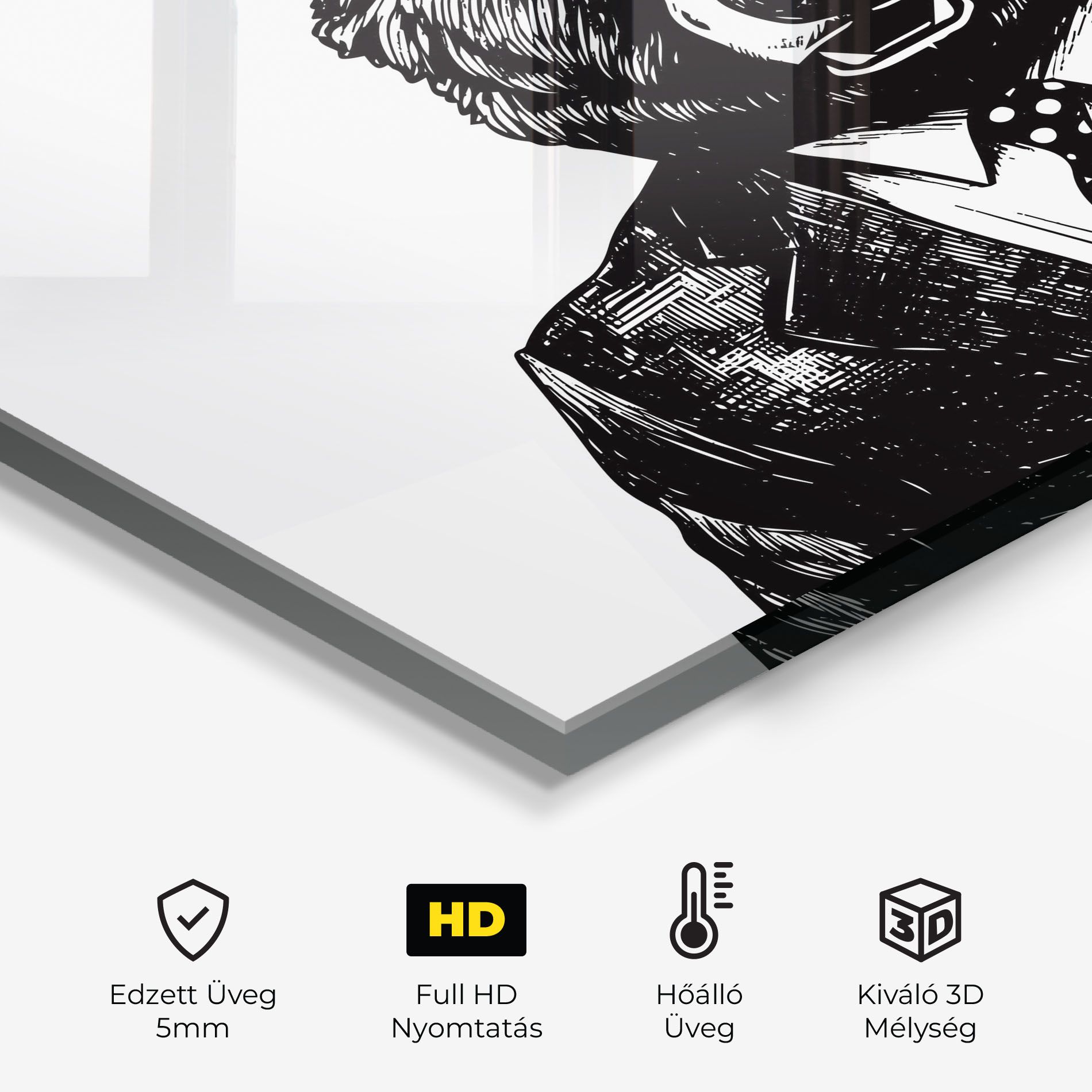 Bear In Suit mockup 2