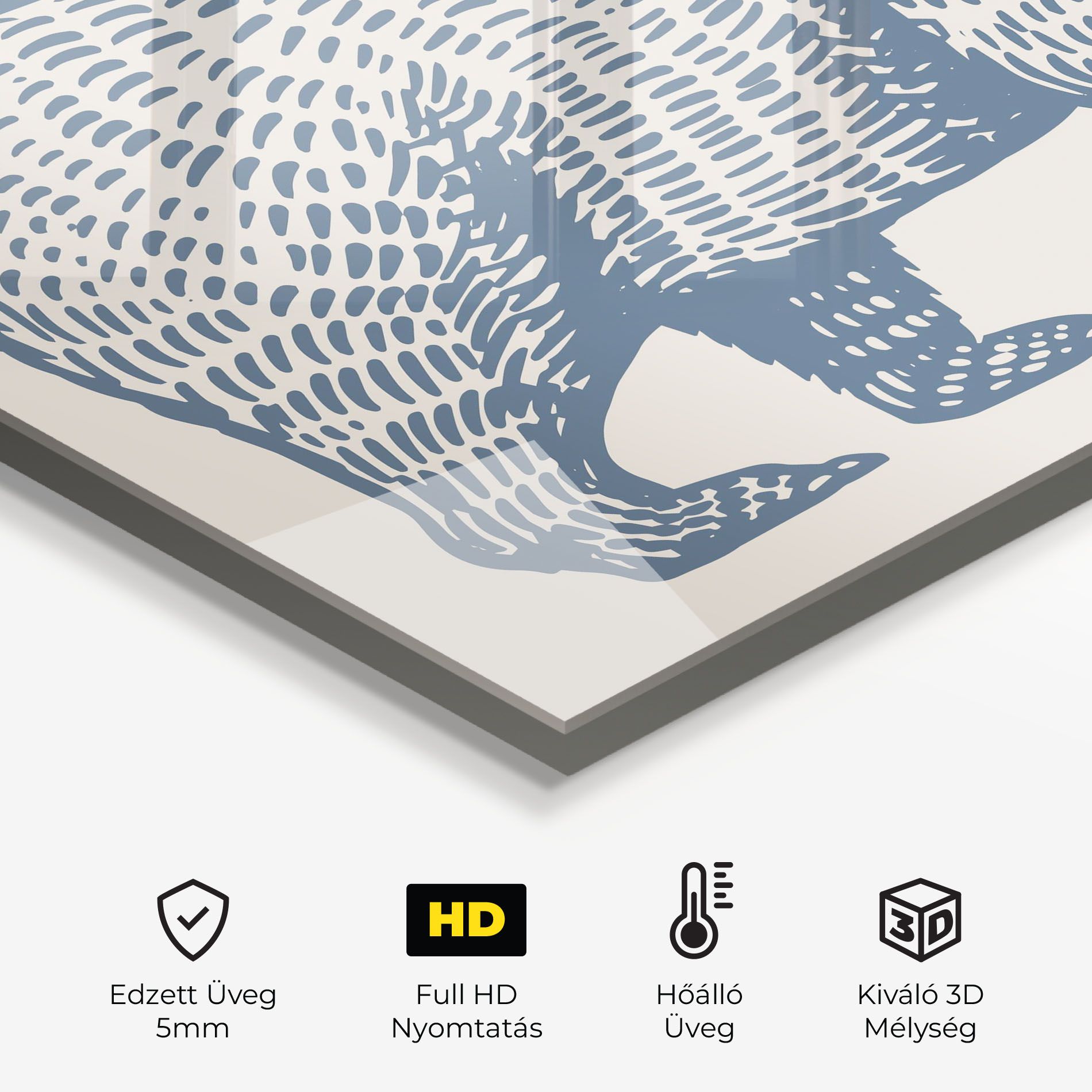 Minimalist Blue Bear mockup 2