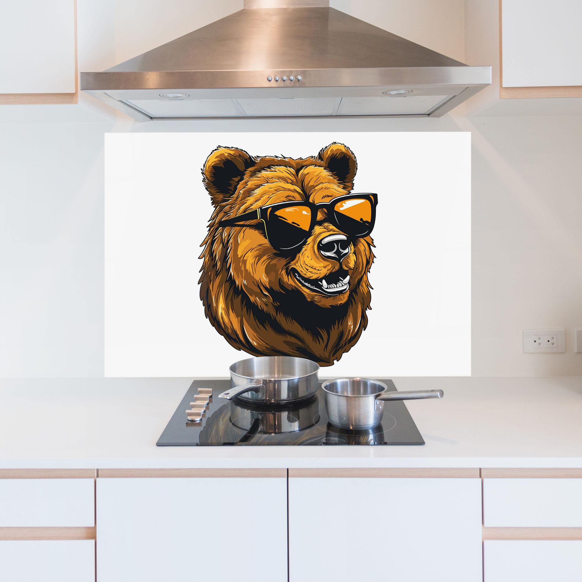 Konyhai üveg hátfal Cool Glasses mockup 5