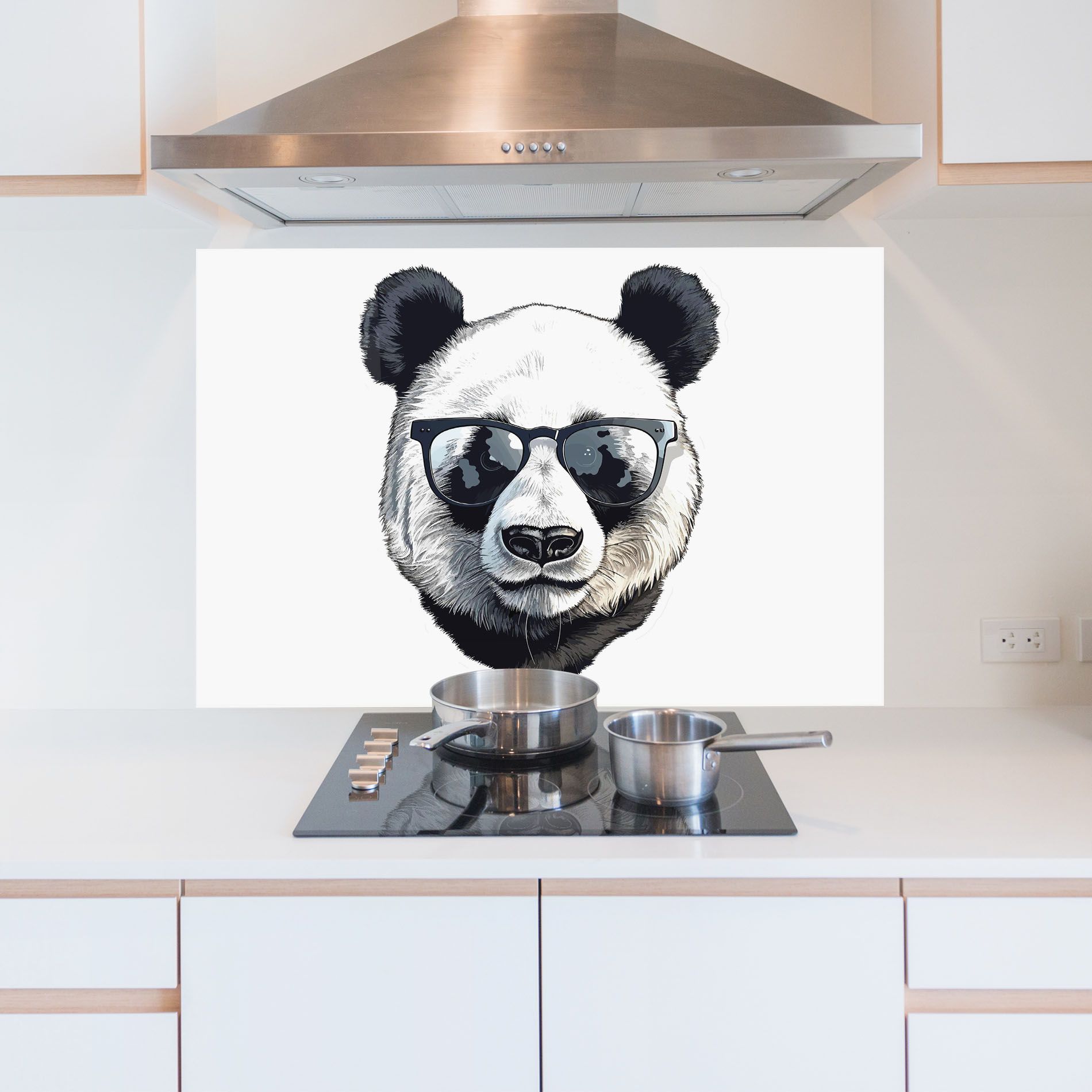 Cute Glasses Panda mockup 5