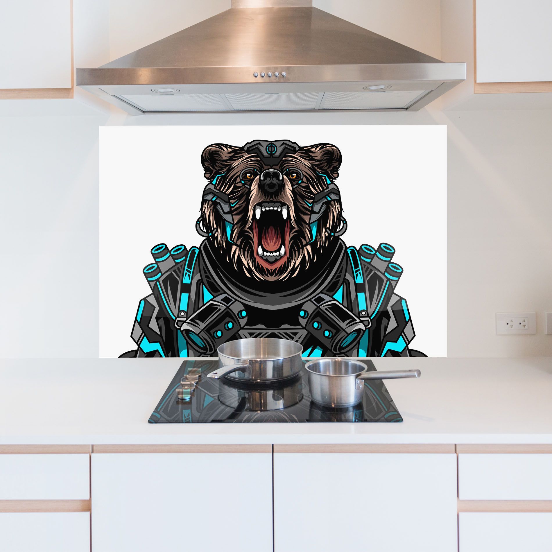 Cyborg Bear mockup 5