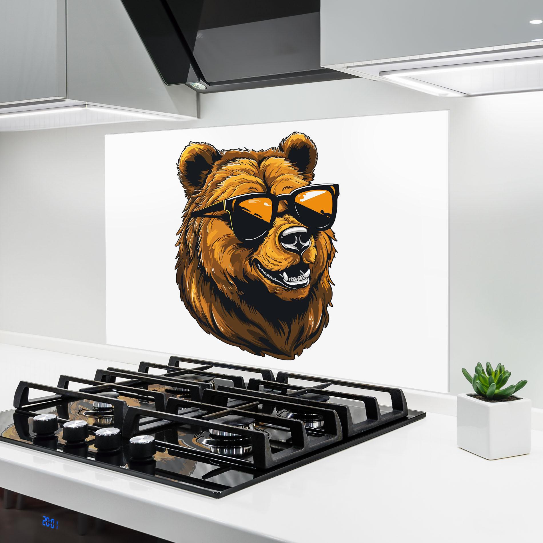 Konyhai üveg hátfal Cool Glasses mockup 6