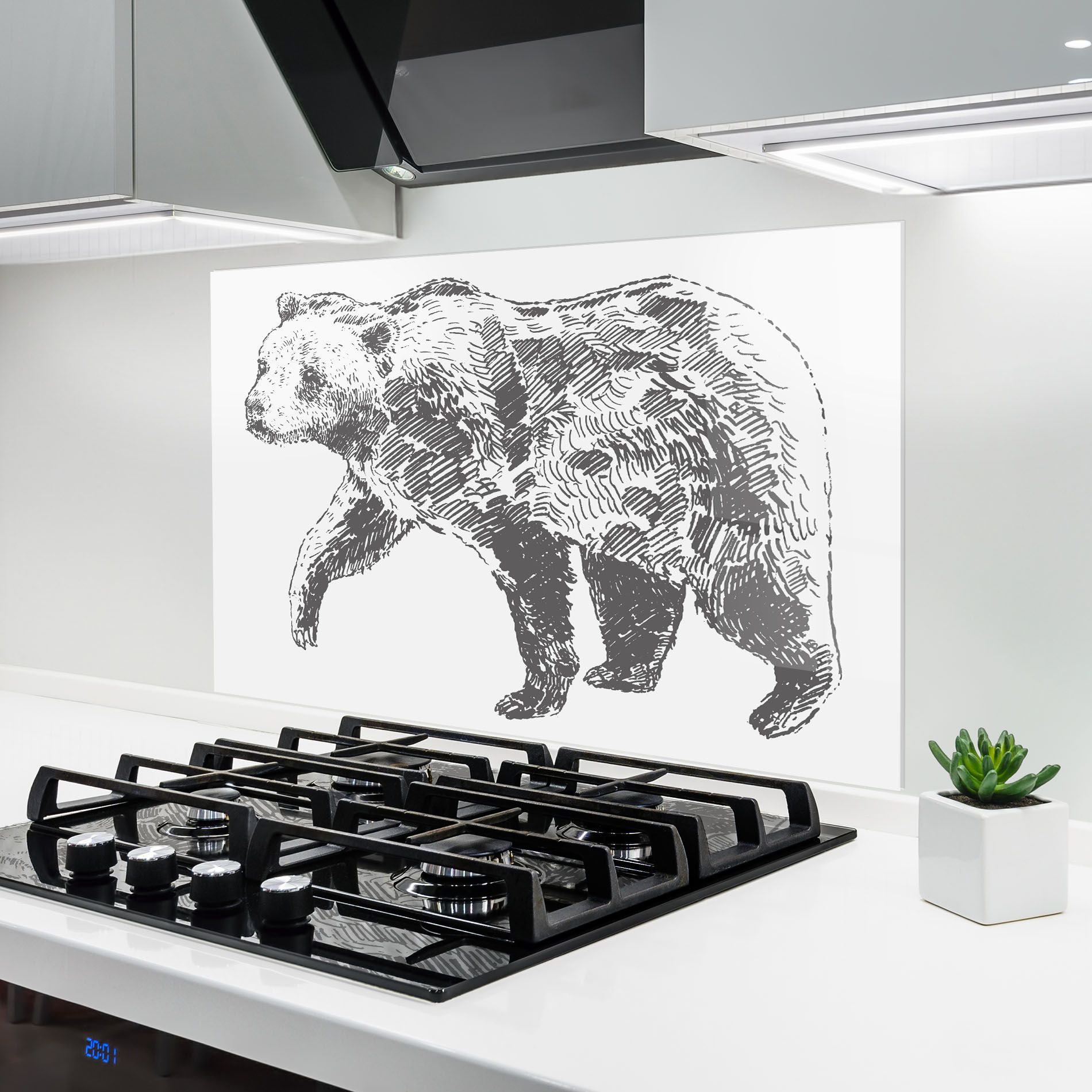 Grizzly Shilouette mockup 6