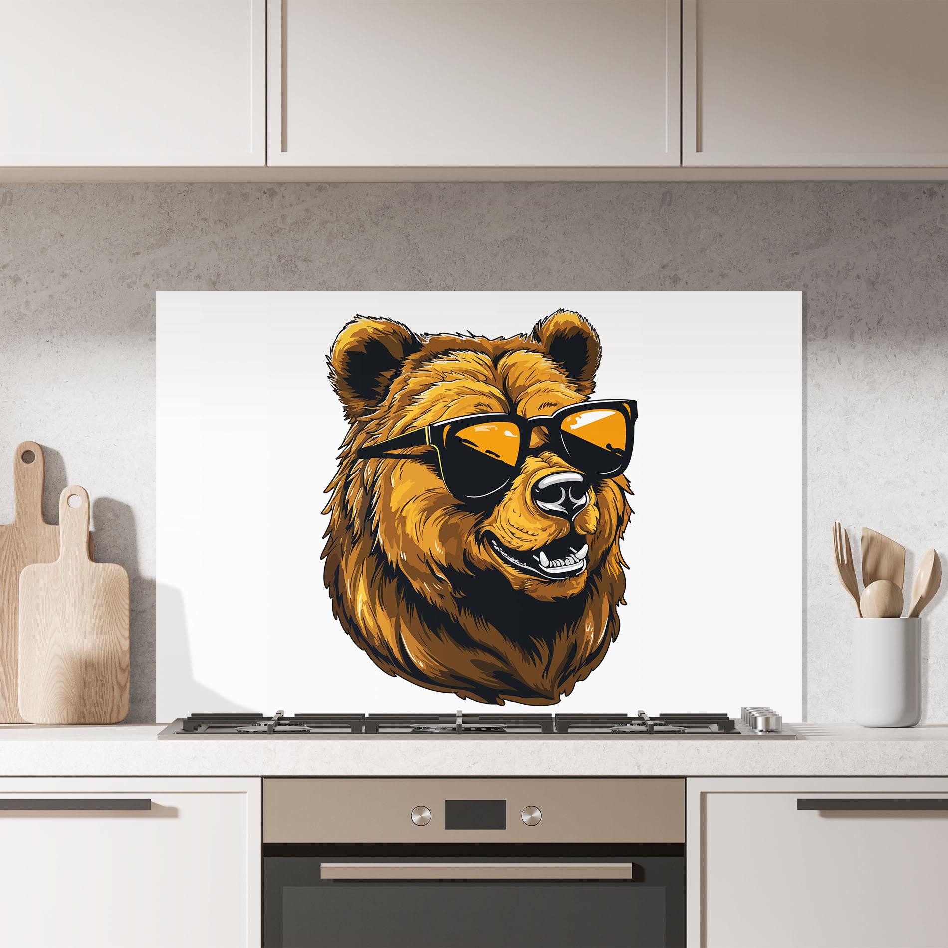 Konyhai üveg hátfal Cool Glasses mockup 7