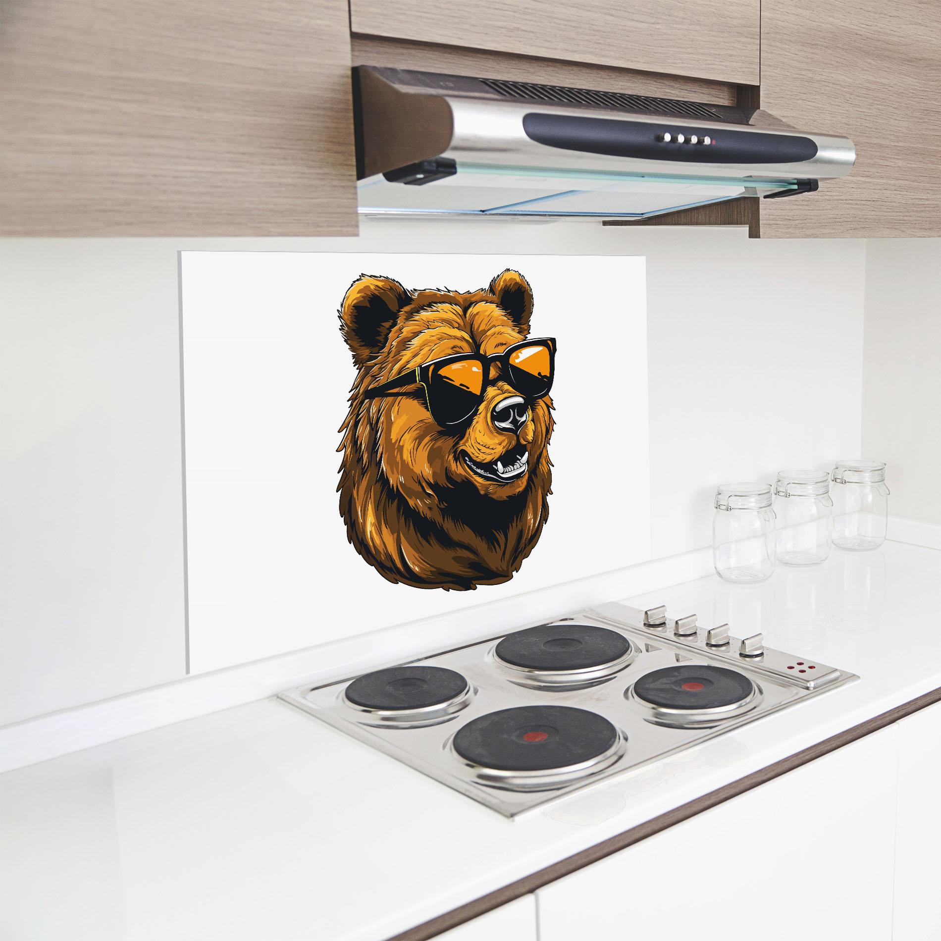 Konyhai üveg hátfal Cool Glasses mockup 8