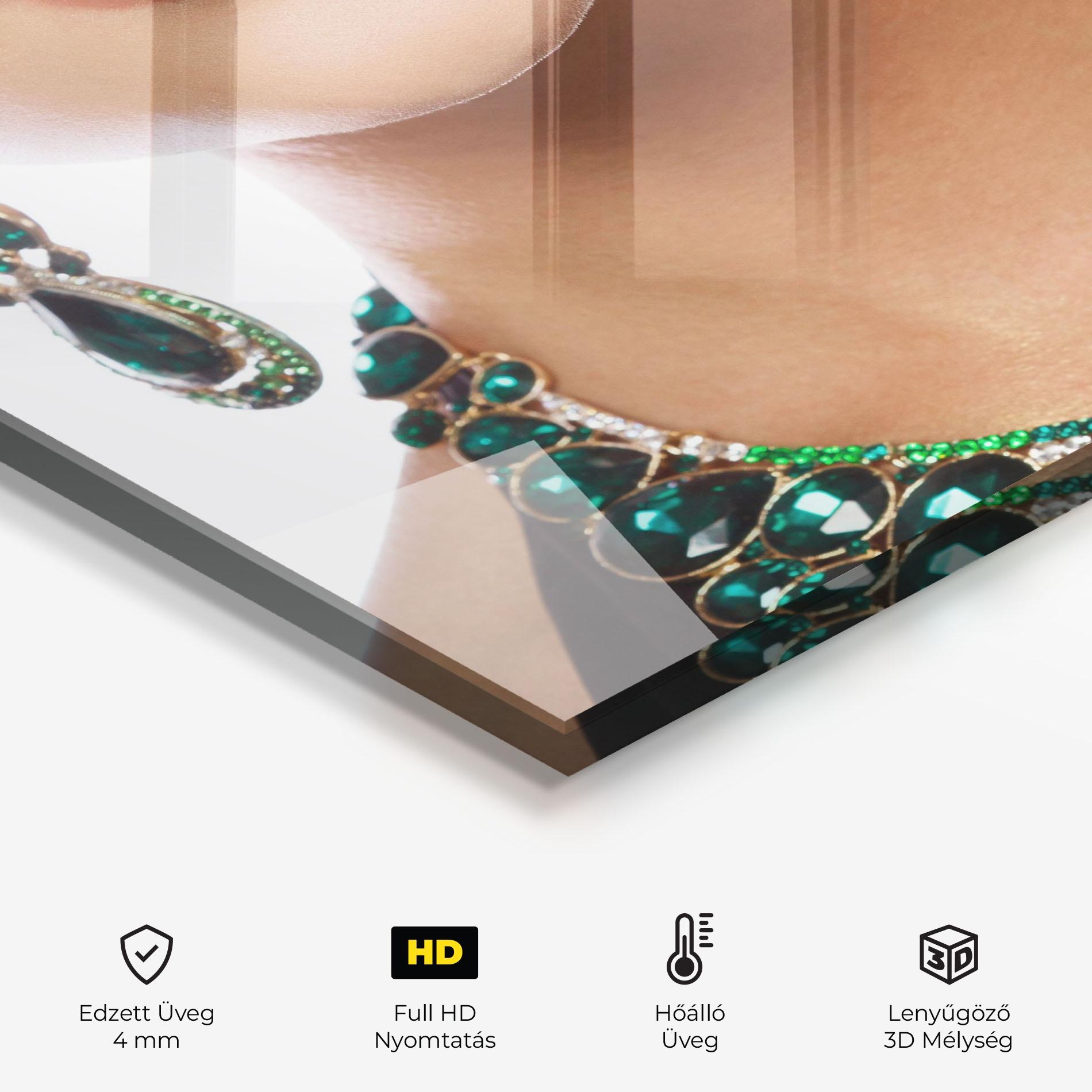 Konyhai üveg hátfal Green Accessory mockup 2