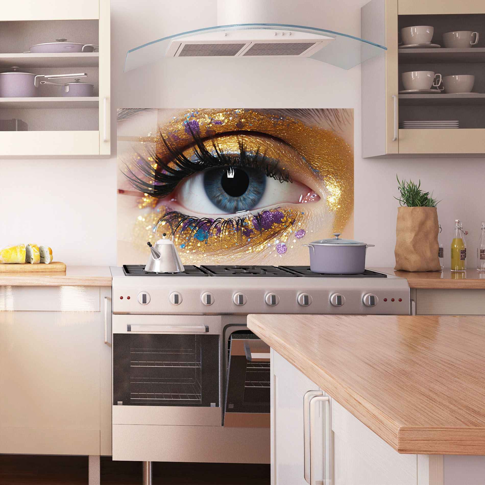 Blue Eye Make Up mockup 1