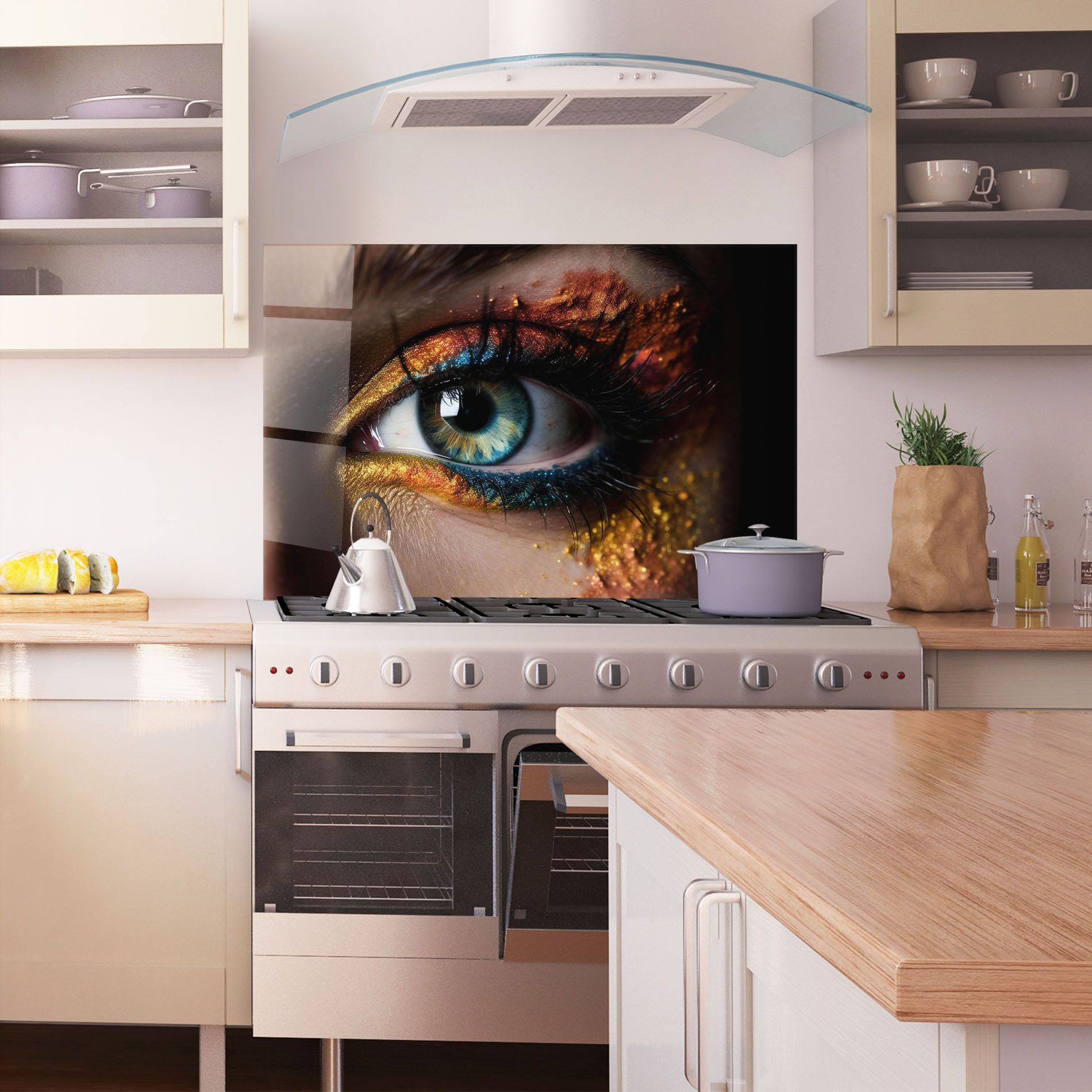 Blue Green Eye Makeup mockup 1