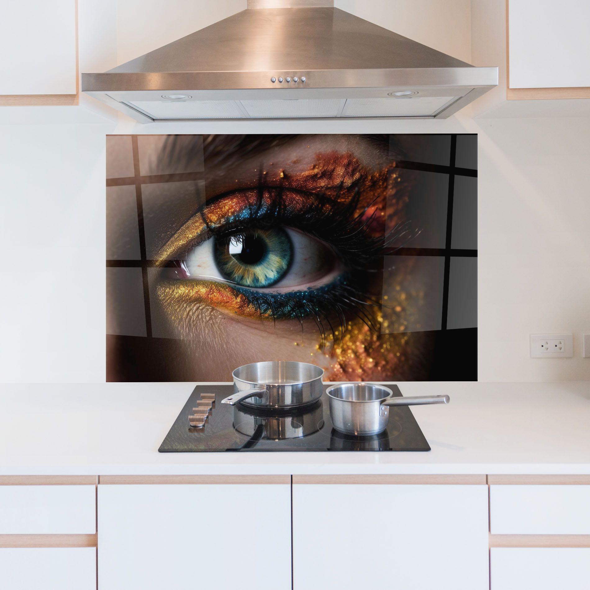 Blue Green Eye Makeup mockup 5