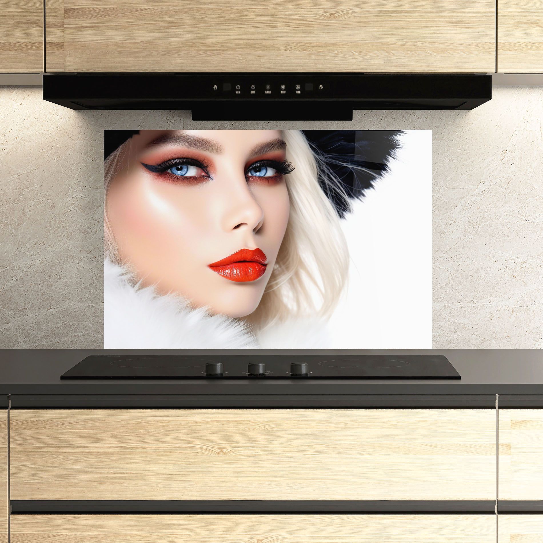 White Hair Makeup mockup 3