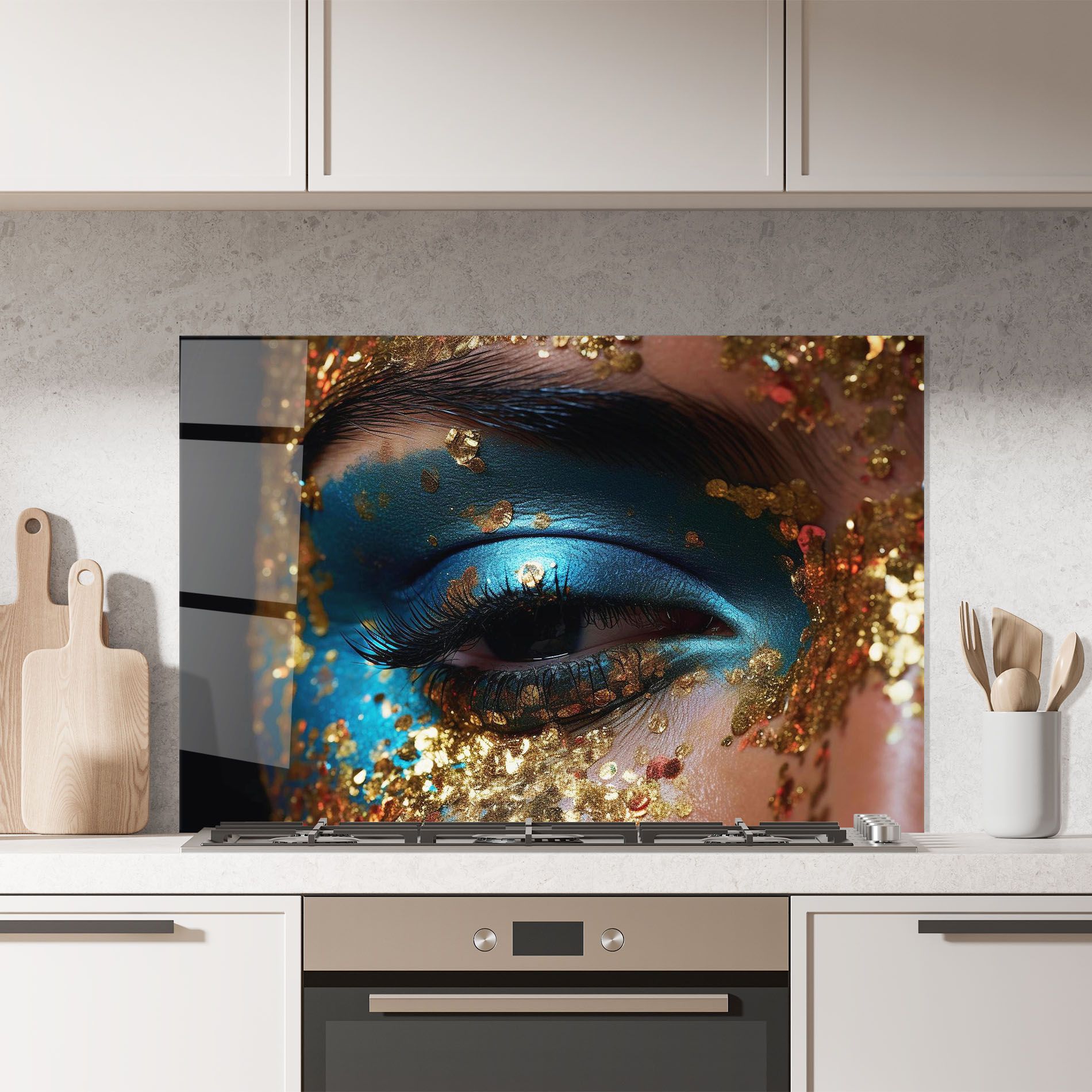 Blue Gold Glitter mockup 7