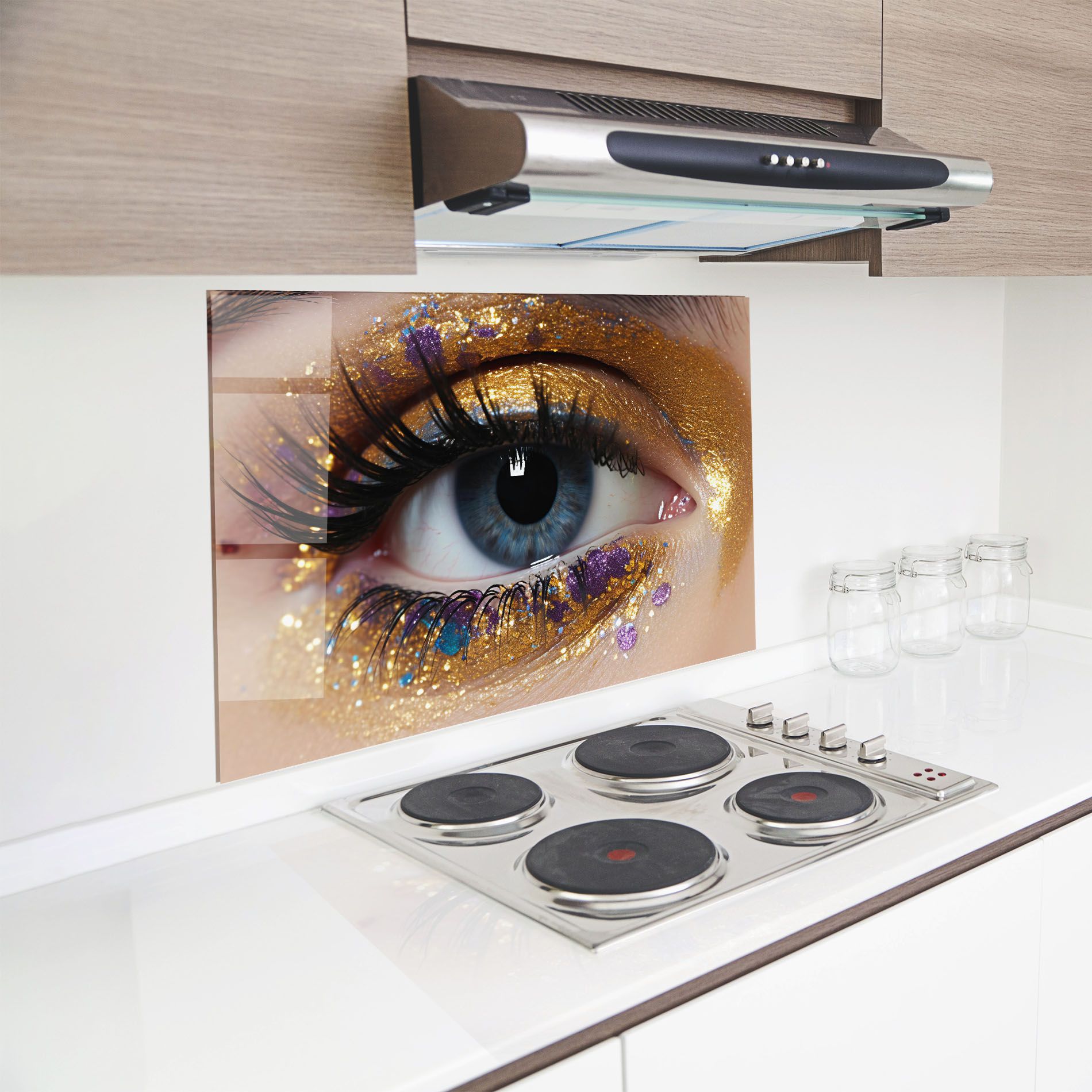 Blue Eye Make Up mockup 8