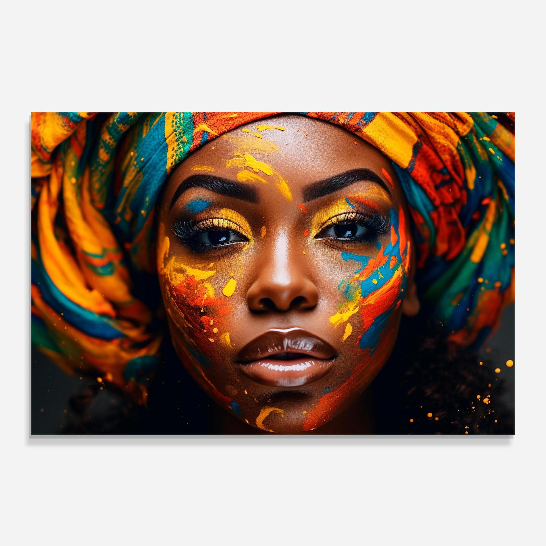 Konyhai üveg hátfal Creative Makeup Art mockup 0