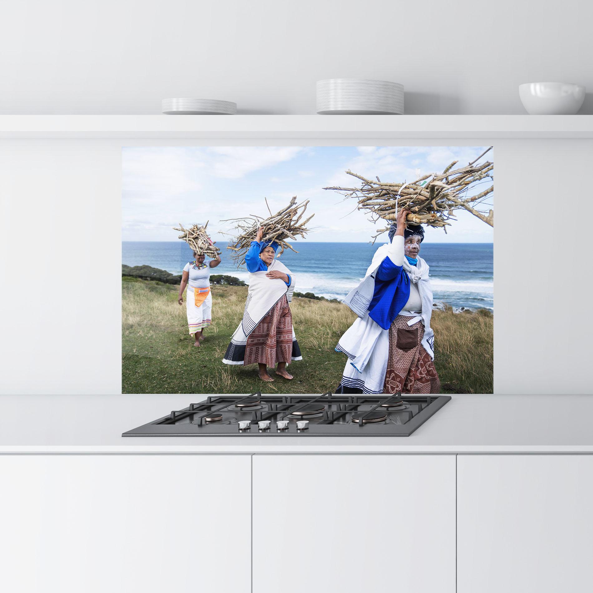 Konyhai üveg hátfal Indigenous People mockup 9