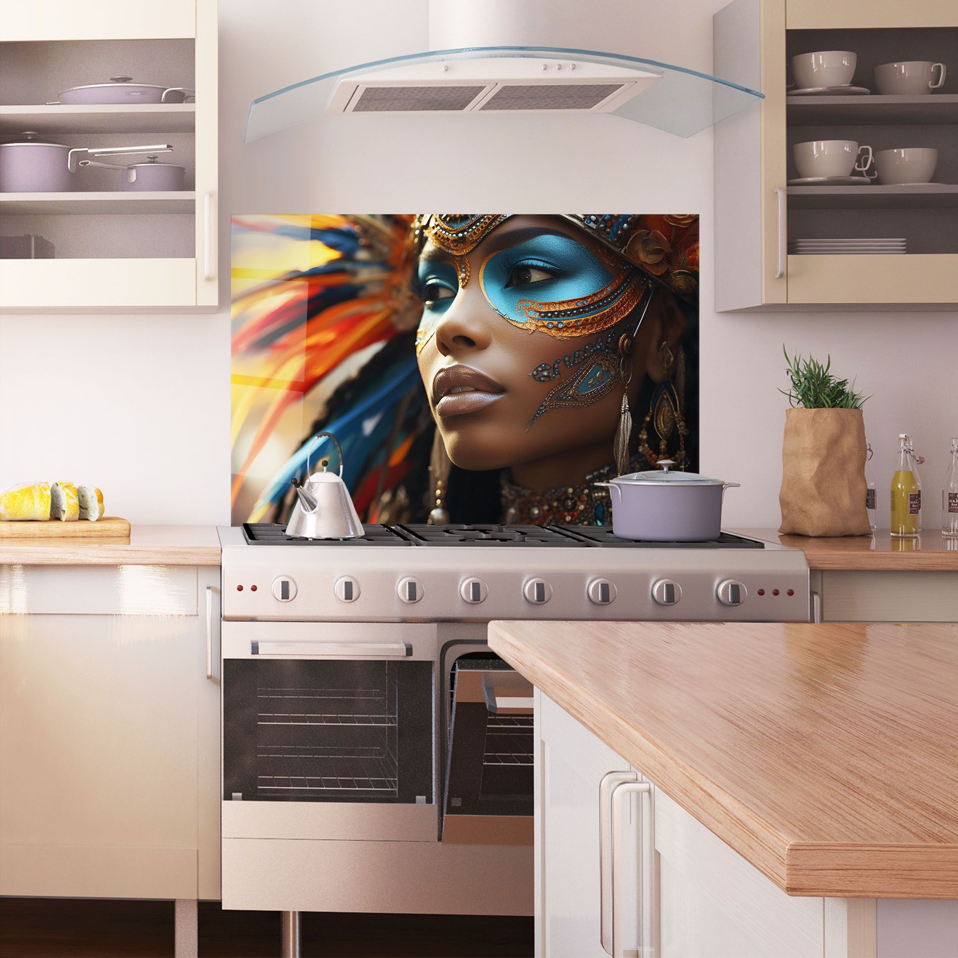 Traditional Feathers Clothing mockup 1