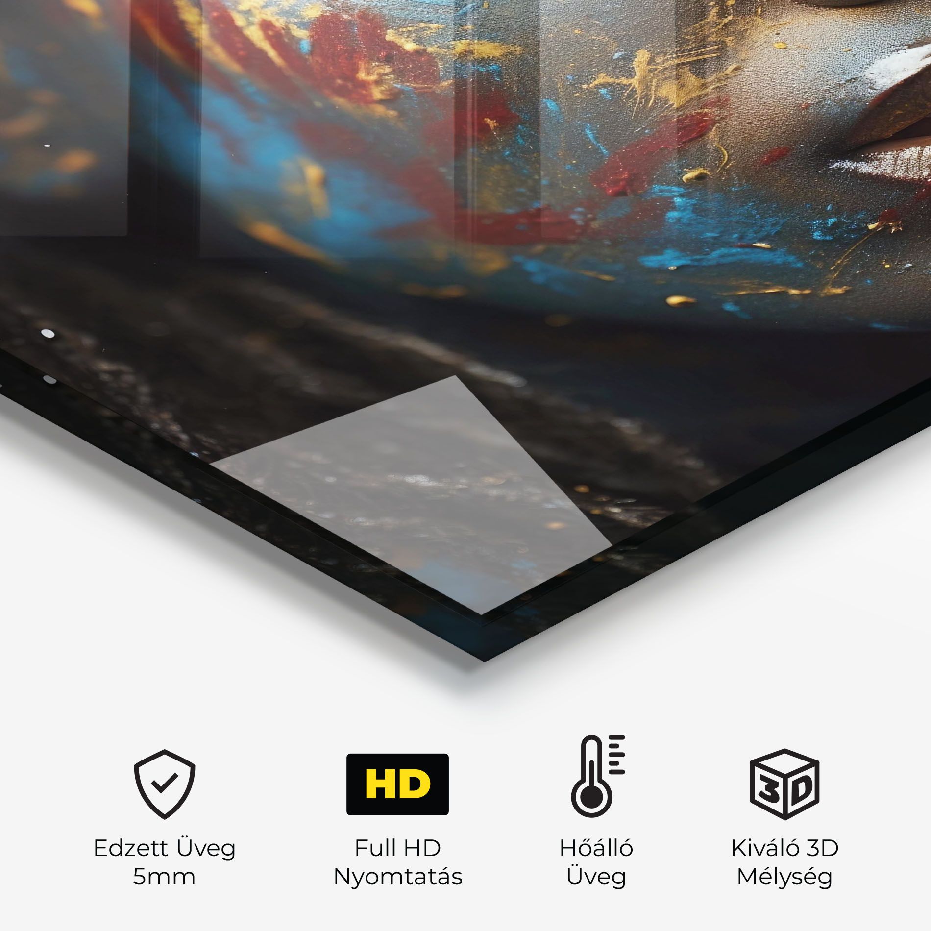 Blue Paint Woman mockup 2