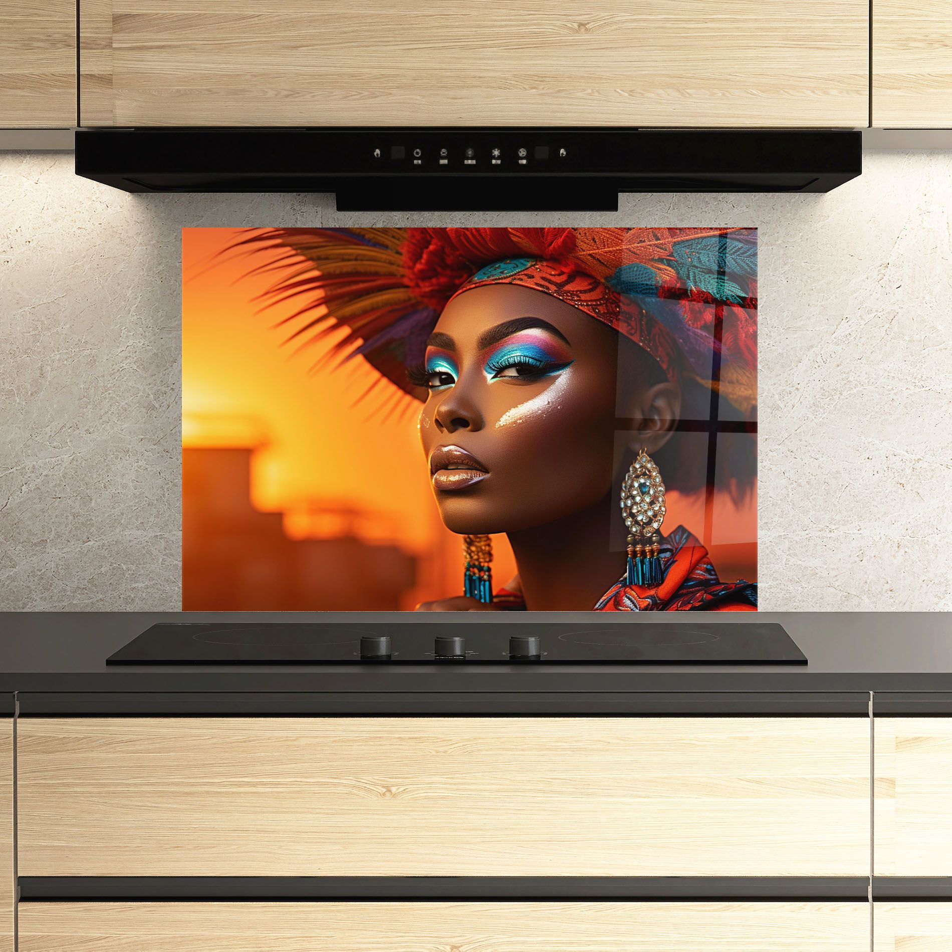 Elaborate Makeup Woman mockup 3