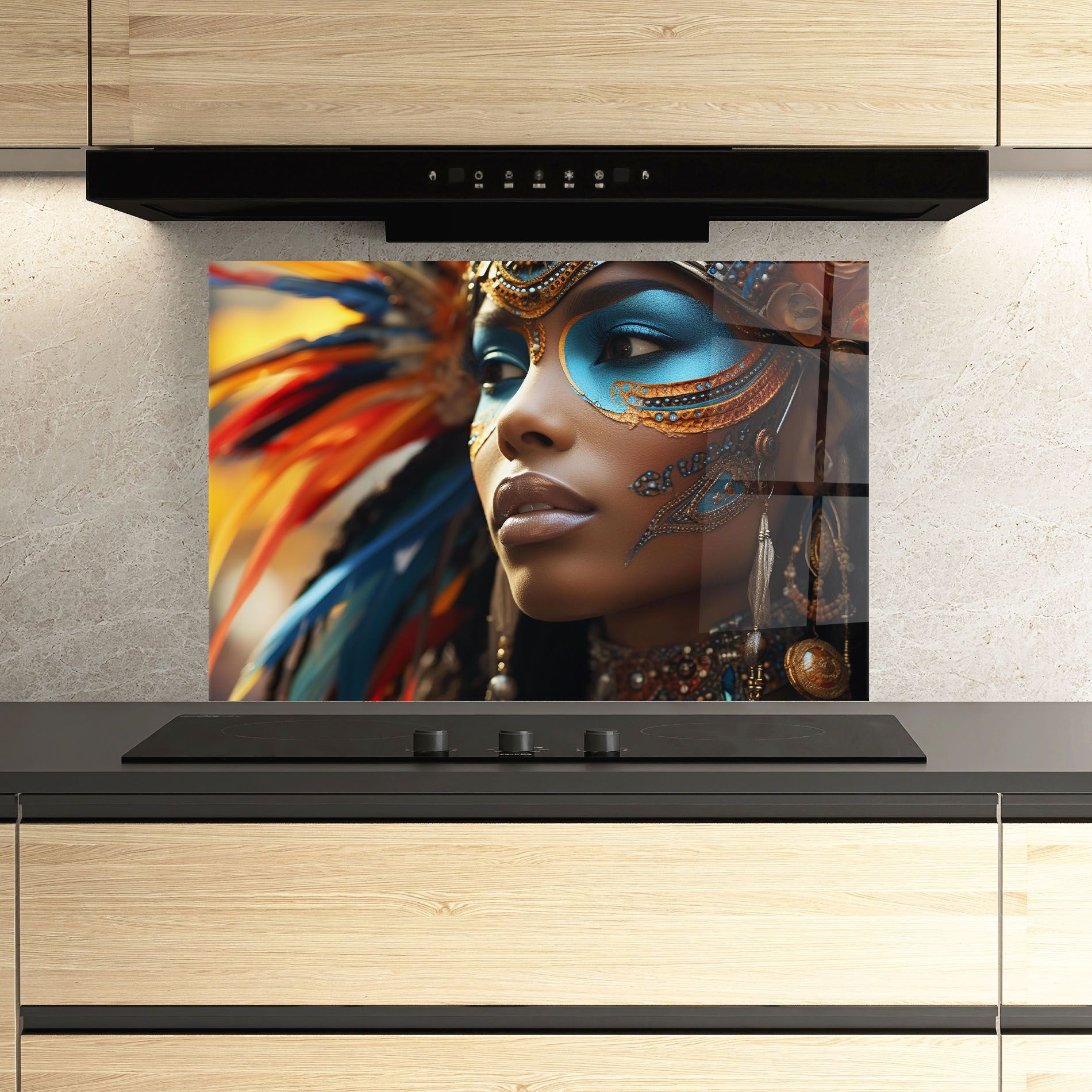 Traditional Feathers Clothing mockup 3